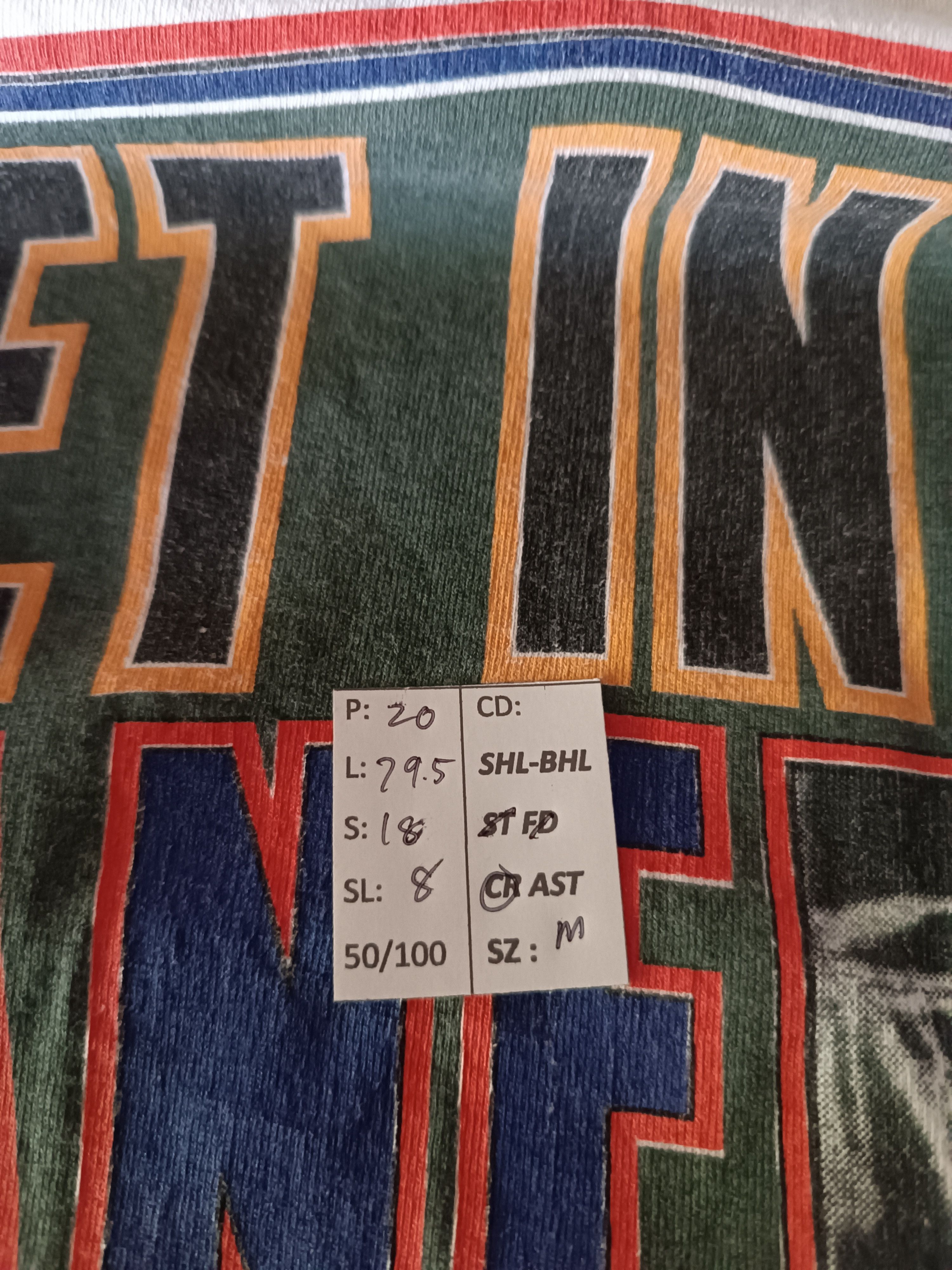 NBA VINTAGE 2000s NBA GET IN MY LANE QUOTES JORDAN HUMOR TEE Size US M / EU 48-50 / 2 - 18 Thumbnail