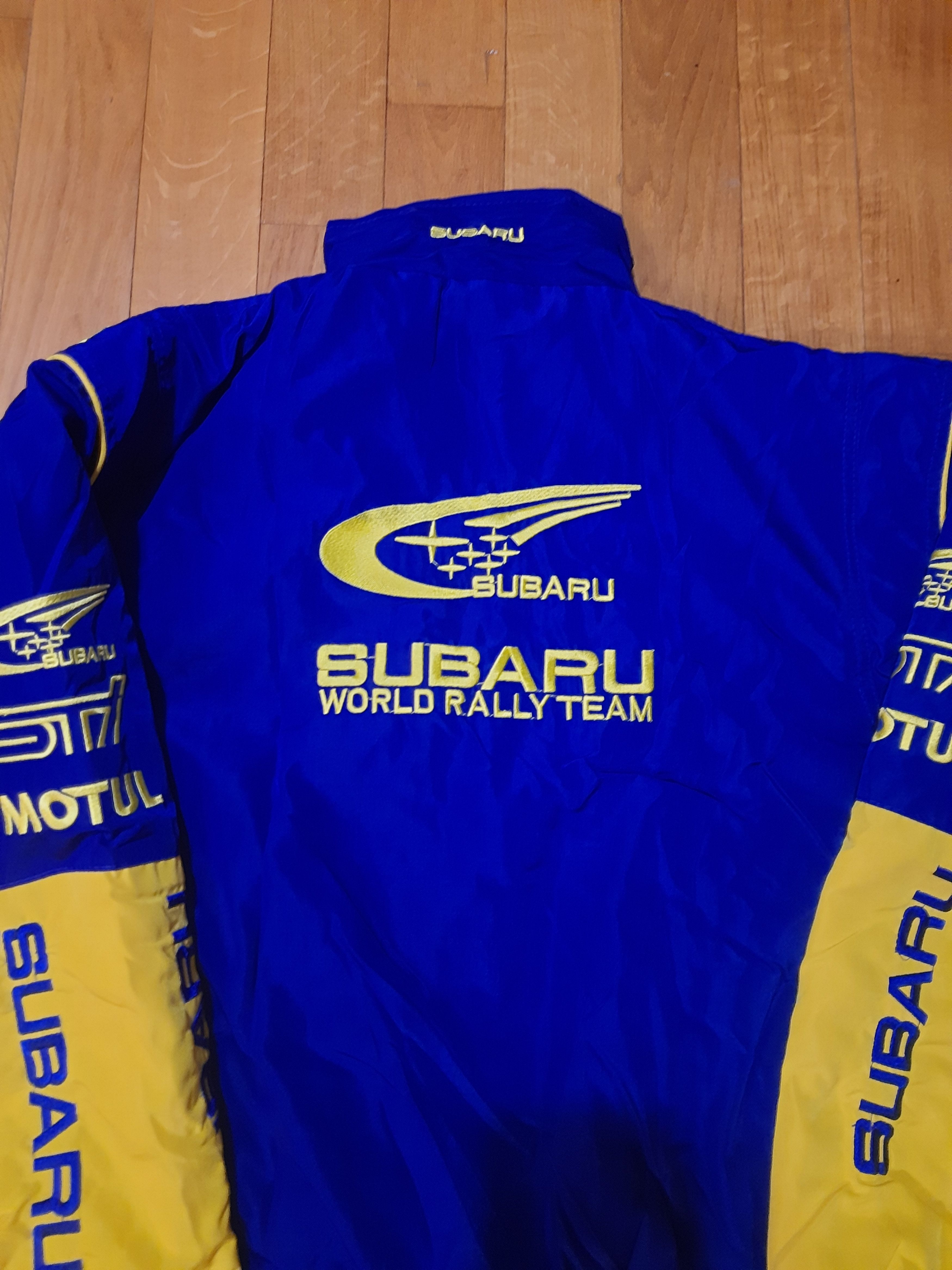 Formula 1 Subaru Rally Racing Puffer Jacket Size US L / EU 52-54 / 3 - 8 Thumbnail