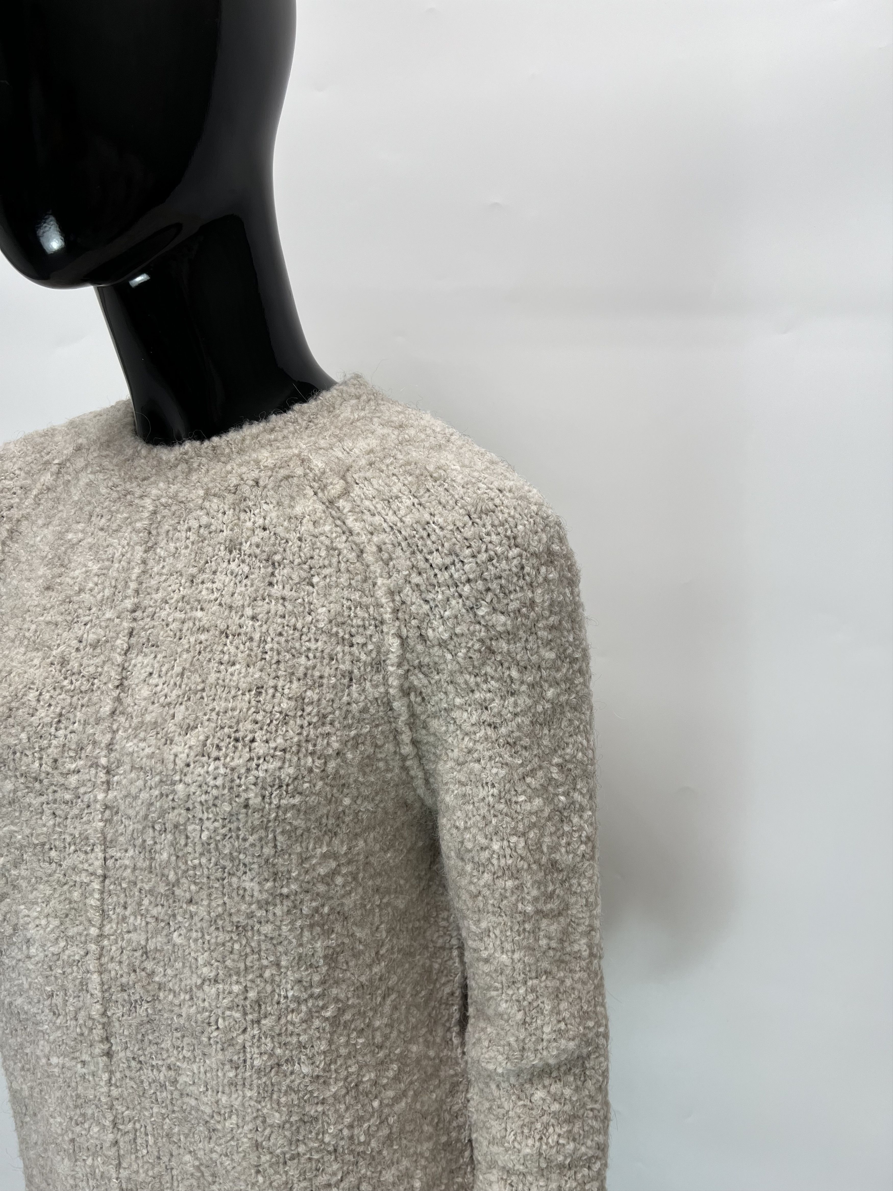 forte_forte Forte_Forte Women's Beige Wool Alpaca Knit Sweater Size 2 Size M / US 6-8 / IT 42-44 - 4 Thumbnail