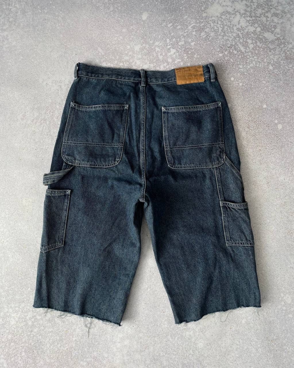 Other Vintage Route One Denim Cargo Carpenter Baggy Rap Shorts Y2K Size US 32 / EU 48 - 1 Thumbnail