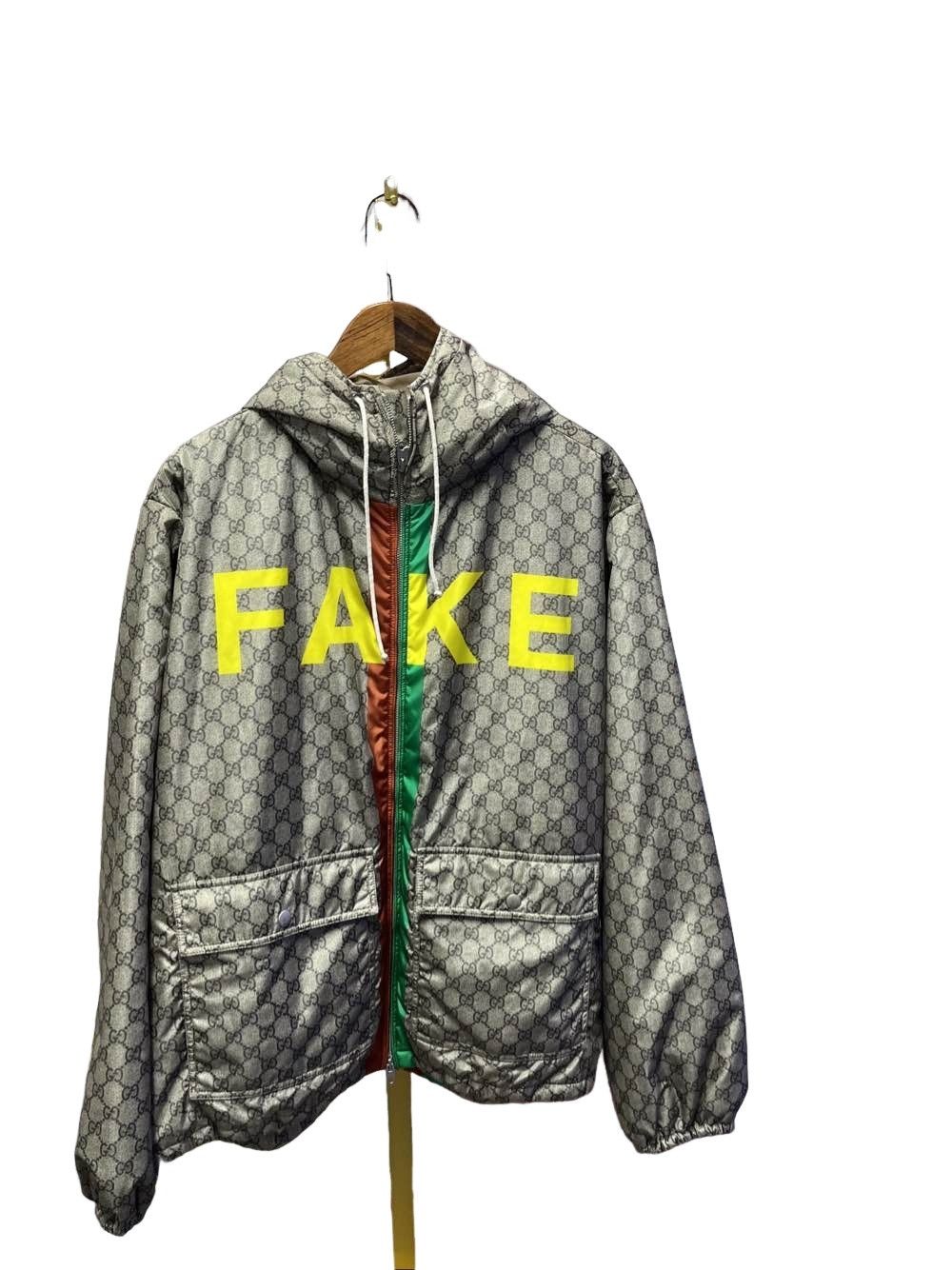 Gucci Gucci Fake Not GG Monogram Nylon Jacket Size M Size US M / EU 48-50 / 2 - 1 Thumbnail