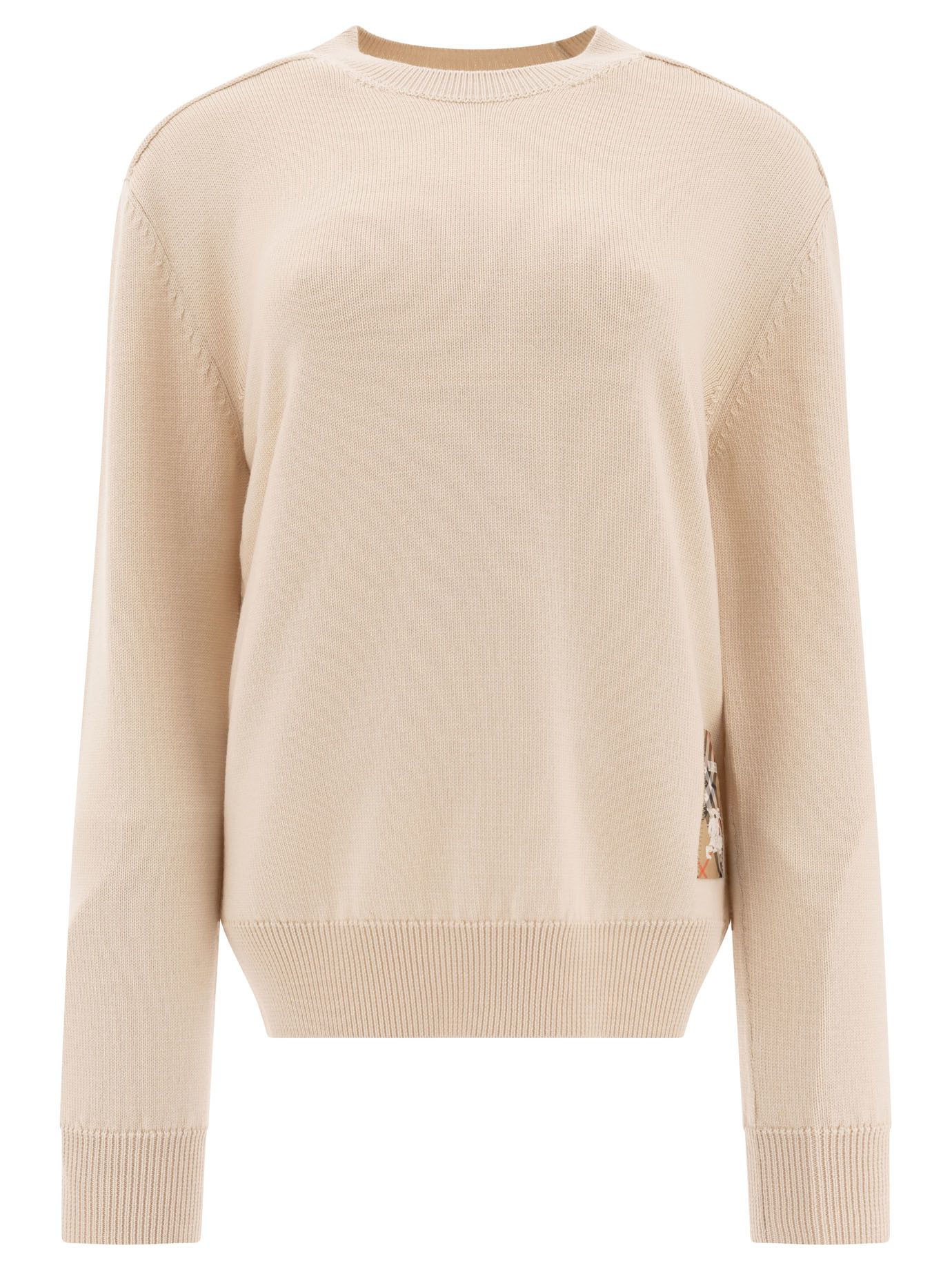 Burberry Wool Crew Neck Sweater Size L / US 10 / IT 46 - 1 Thumbnail