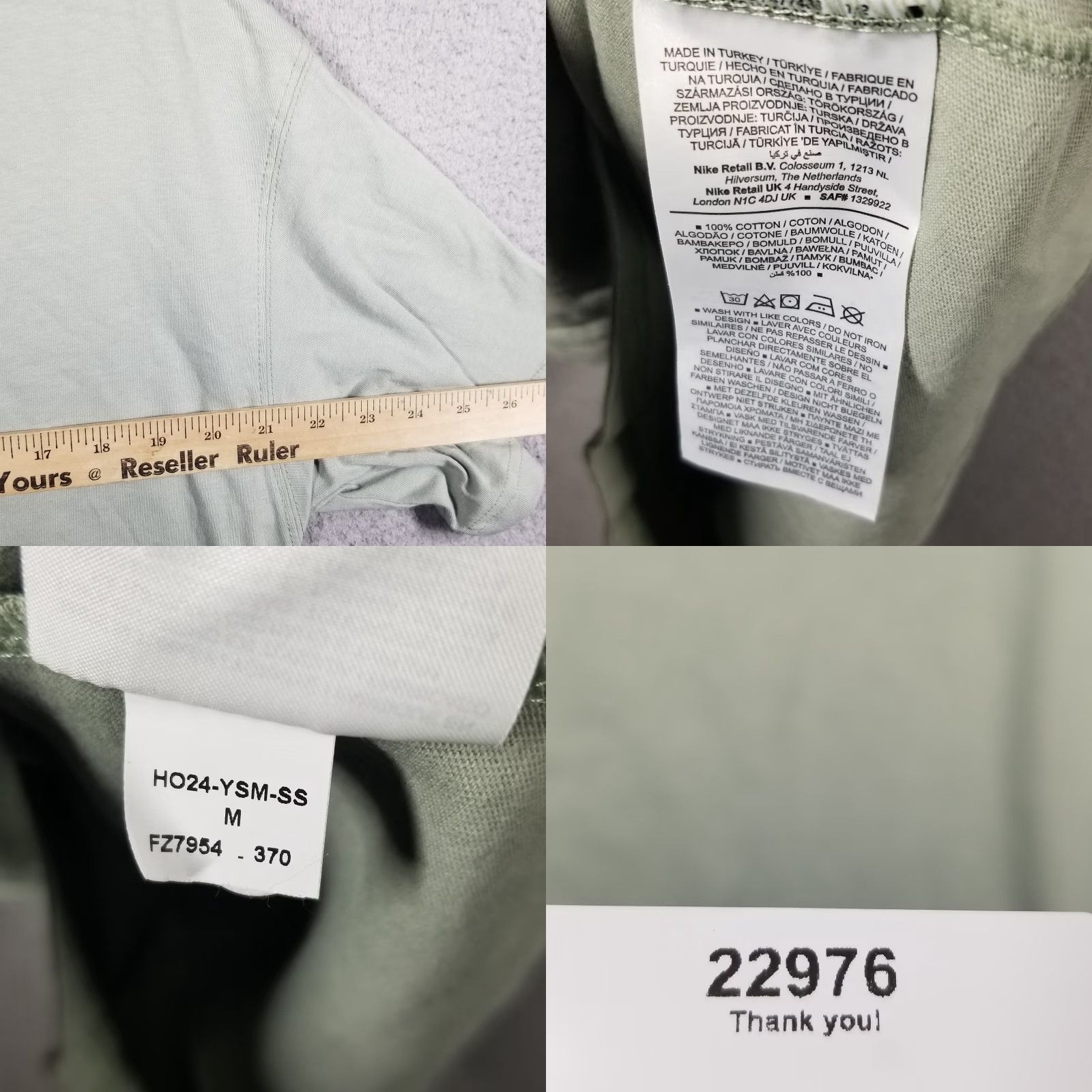 Nike Nike Shirt Mens Medium Green Jade Slow Your Sole Max90 Sportswear Loose Fit Size US M / EU 48-50 / 2 - 8 Thumbnail