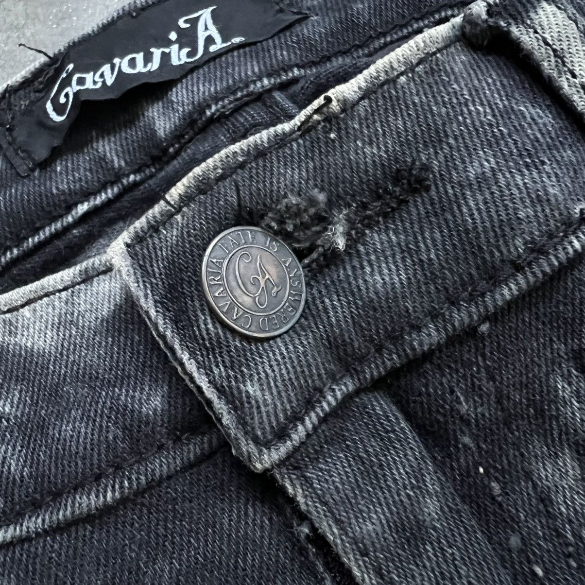 If Six Was Nine 2000s Cavaria Vkei Style Distressed Acid Wash Denim Size US 31 - 7 Thumbnail