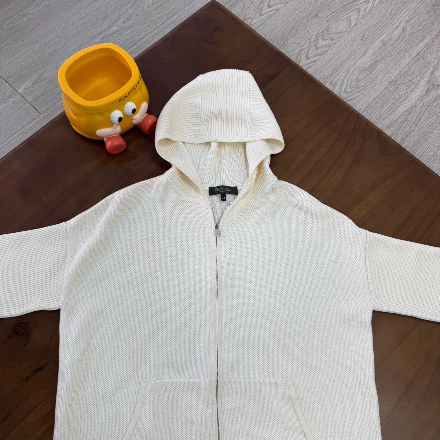Loro Piana Loro Piana Silk-Cotton SS Hoodie Jkt 44 Near New Size M / US 6-8 / IT 42-44 - 3 Thumbnail
