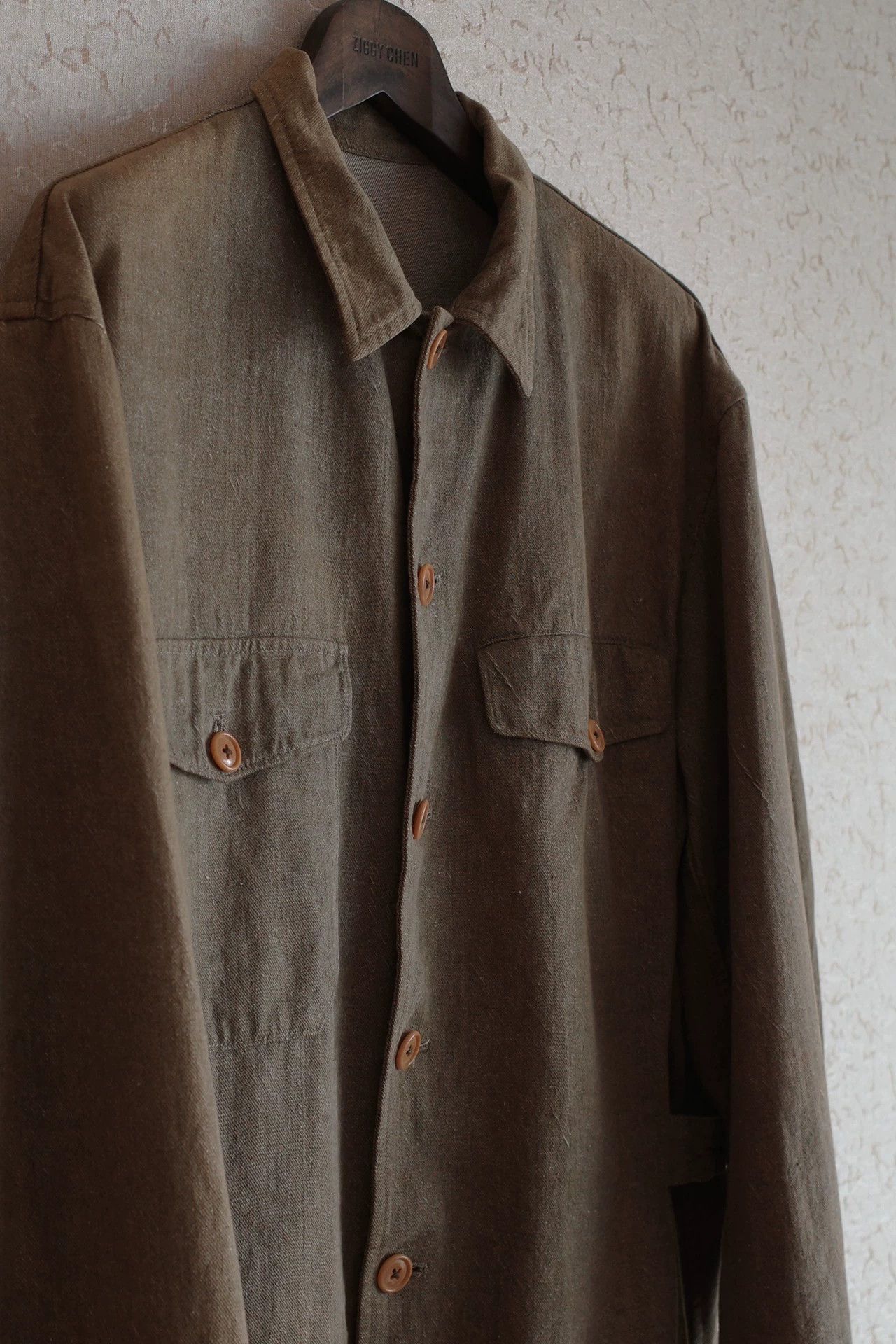 Y's for Men Y's 90s Men's Linen-Cotton Plant-Dyed Jacket Size US M / EU 48-50 / 2 - 4 Thumbnail