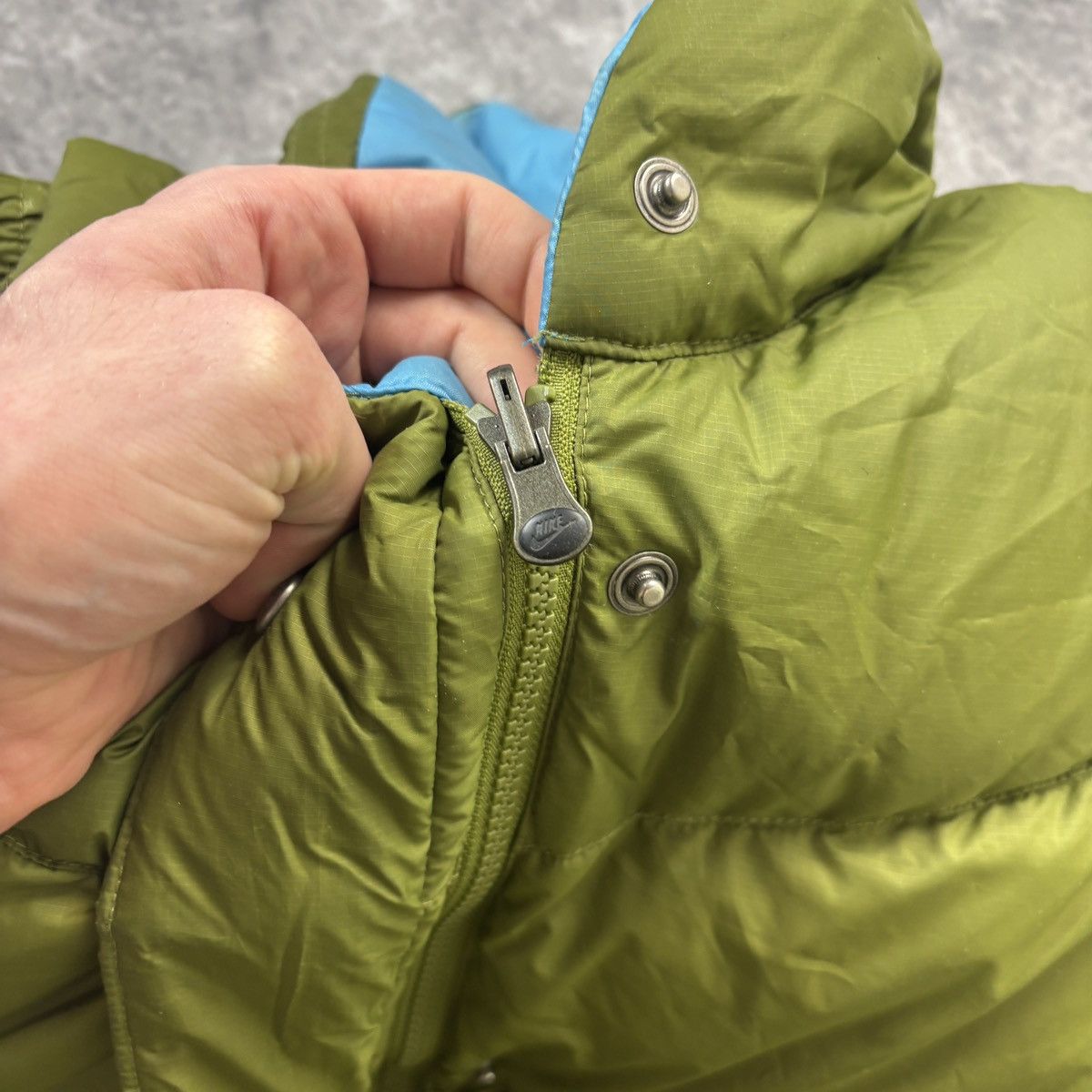 Nike 2000s Nike Reversible Vest Vintage Nike Duck Down Puffer Y2K Size US M / EU 48-50 / 2 - 7 Thumbnail