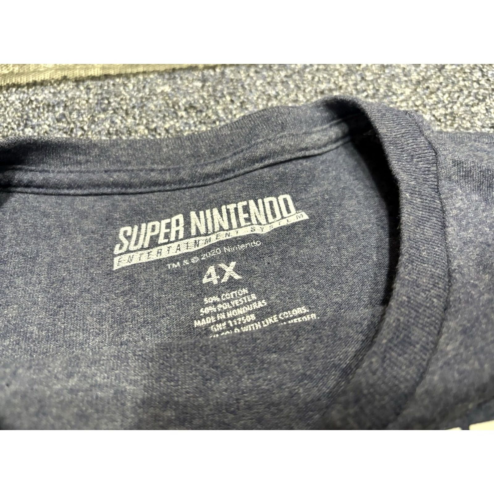 Nintendo SUPER NINTENDO T-shirt 4XL Unisex Adults Short Sleeve Multicolor Graphic Tee Nintendo SNES Classic Retro Gaming N5 Size US XXL / EU 58 / 5 - 3 Thumbnail