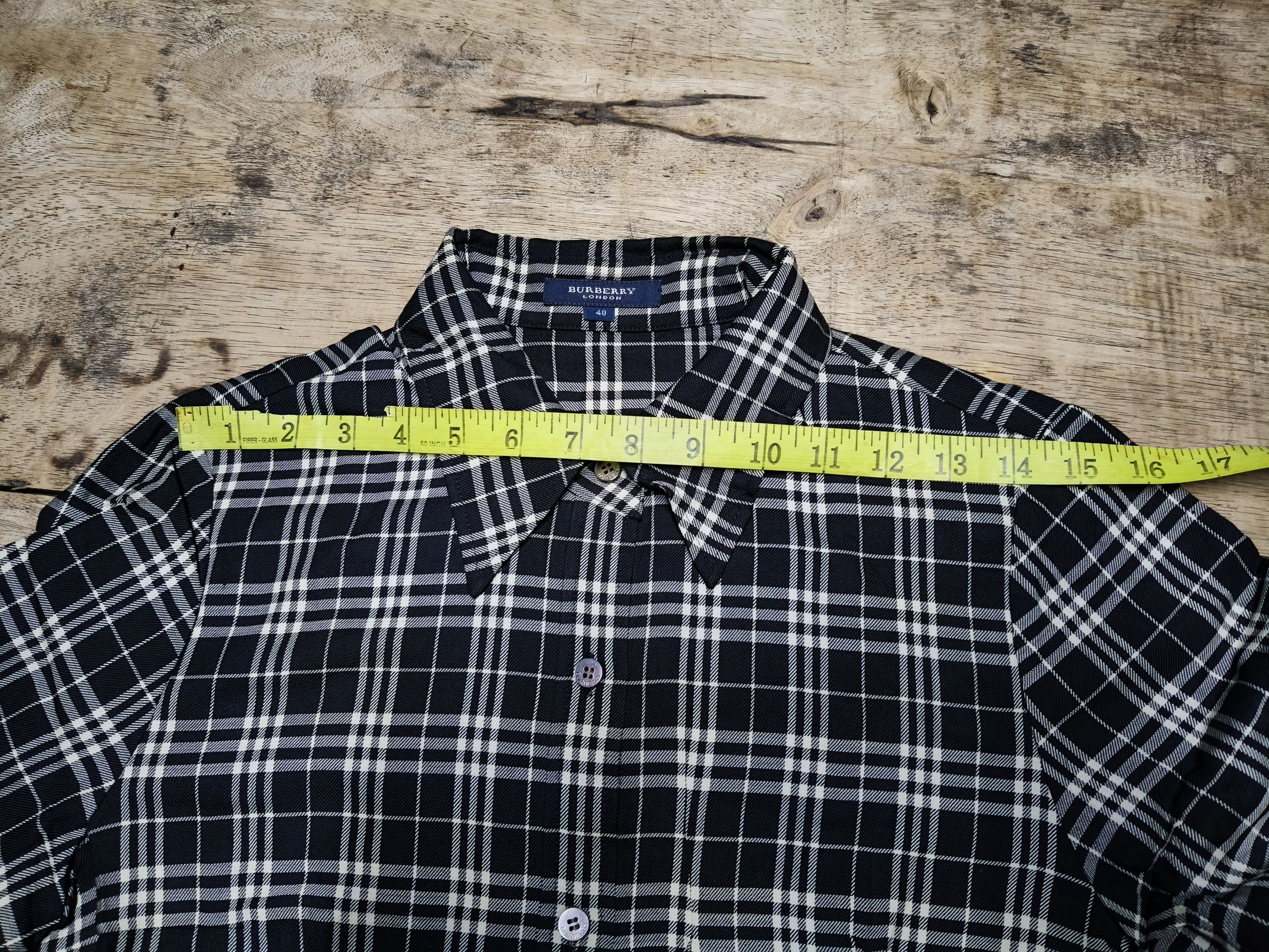 Burberry Burberry Nova Plaid Flannel Wool Size S / US 4 / IT 40 - 14 Thumbnail