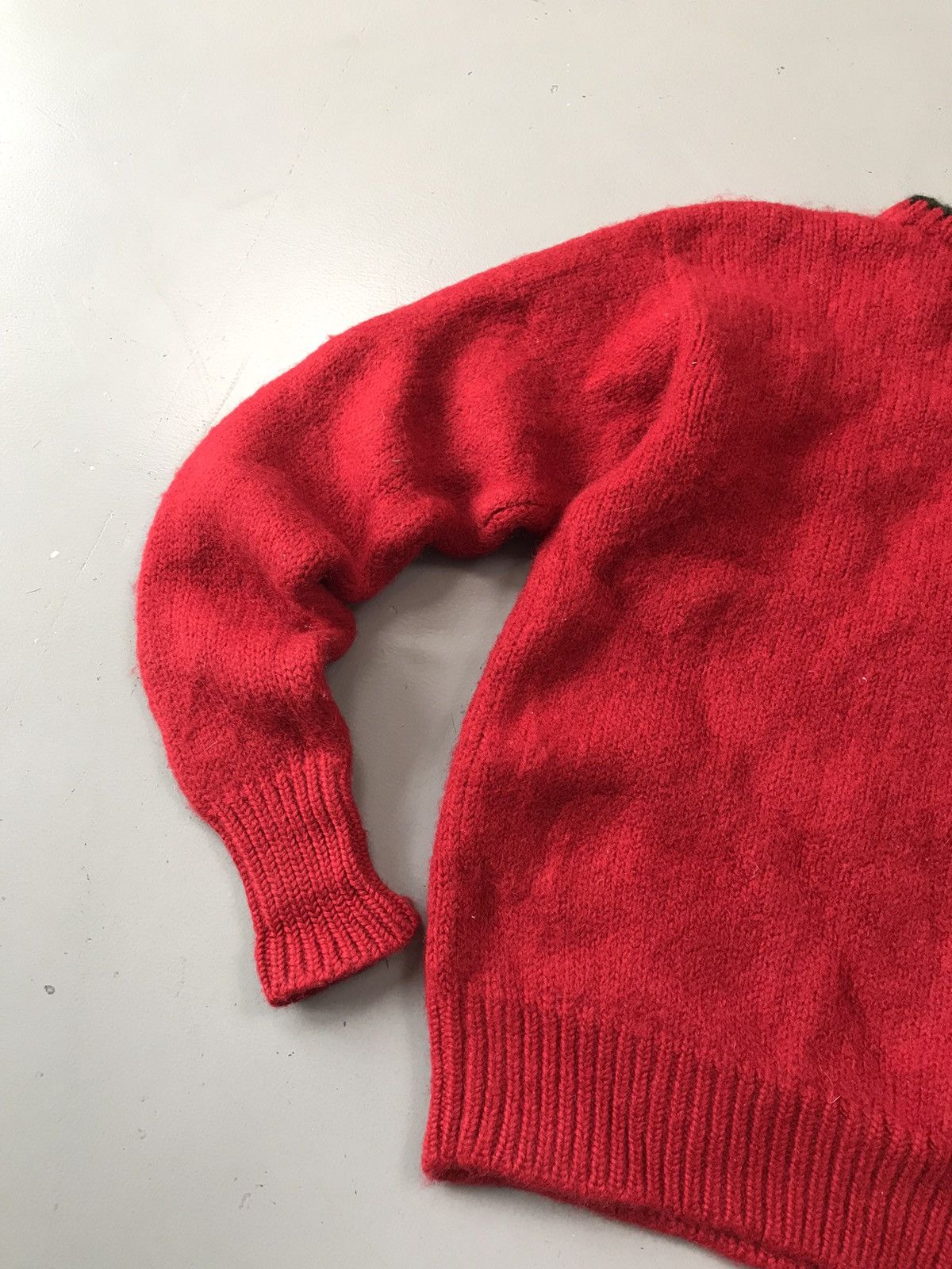 Designer × Polo Ralph Lauren × Vintage Vintage Ralph Lauren polo big P patch knit sweater Size US S / EU 44-46 / 1 - 8 Thumbnail