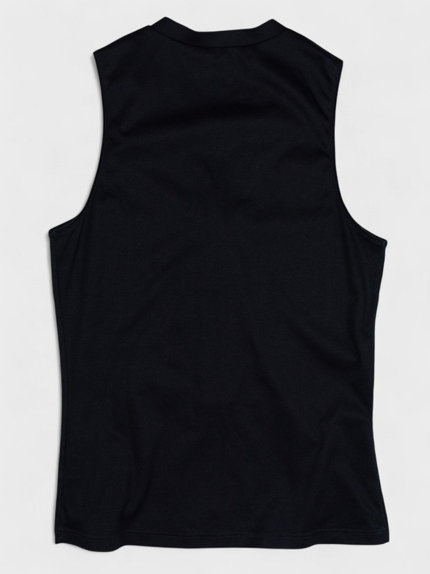 Helmut Lang Helmut Lang - (vintage) - button-up tank top (dark navy) Size L / US 10 / IT 46 - 3 Thumbnail