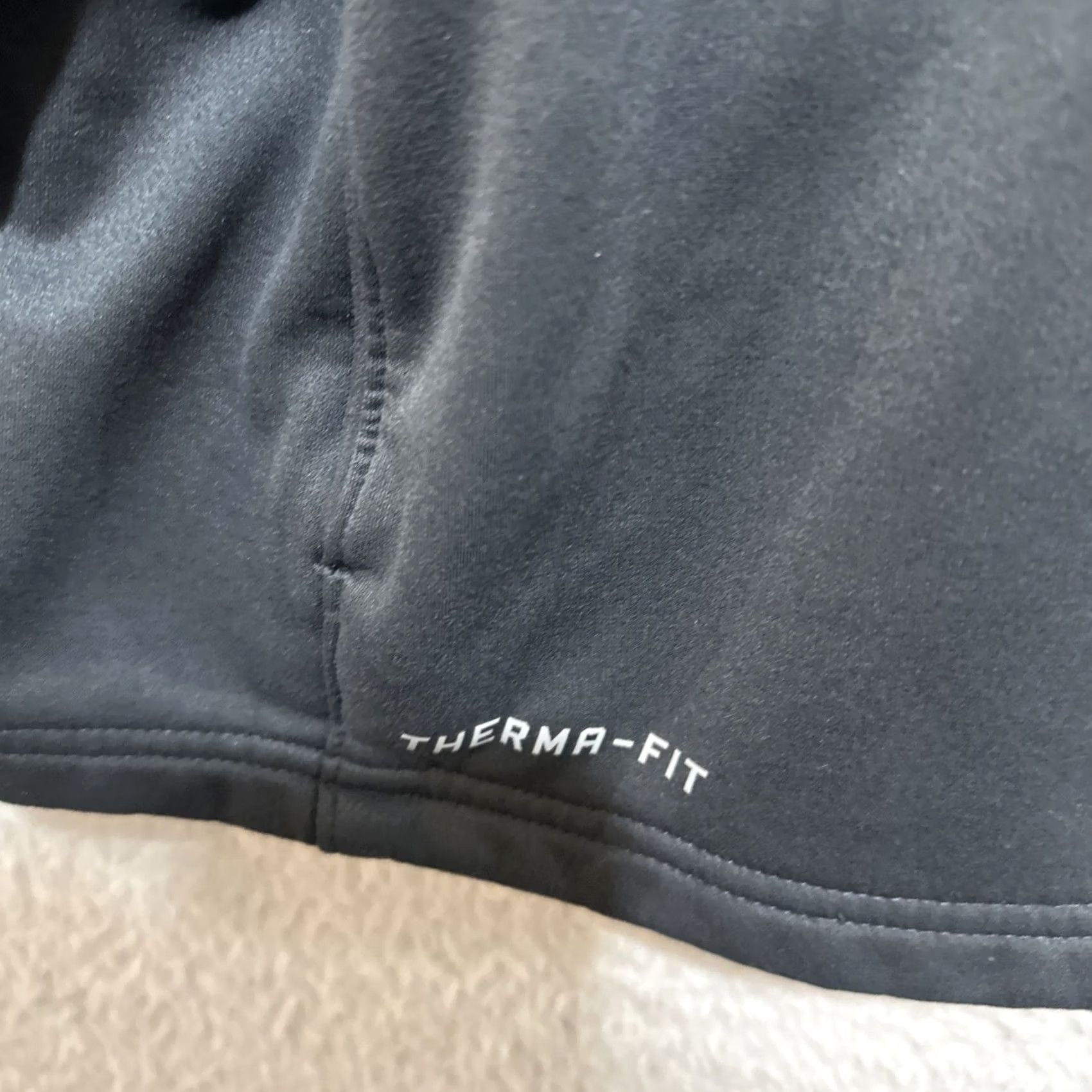 Nike Nike Men's BSBL Baseball Therma-Fit Sweatshirt XL Black Gray Pullover Size US XL / EU 56 / 4 - 6 Thumbnail