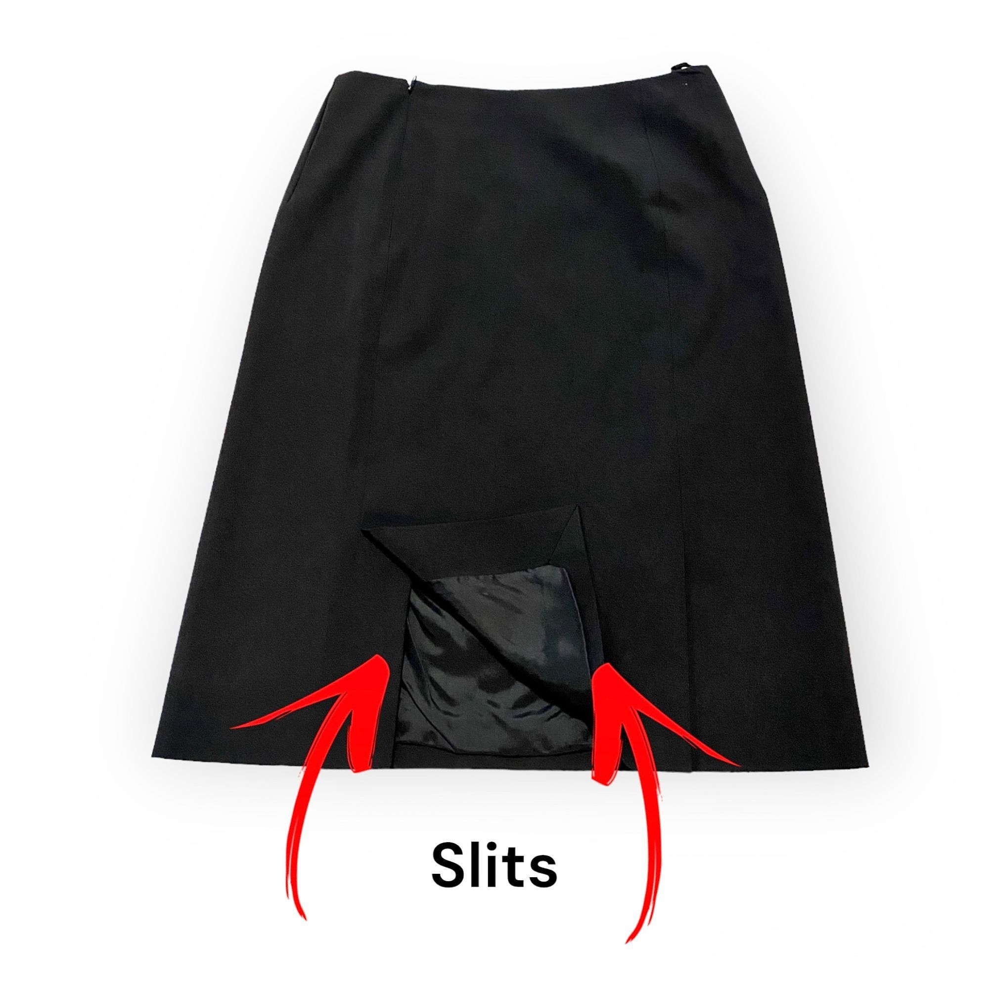 Prada Prada Archival 90s Tech Stretch Pencil Skirt IT46 Size 32" / US 10 / IT 46 - 7 Thumbnail