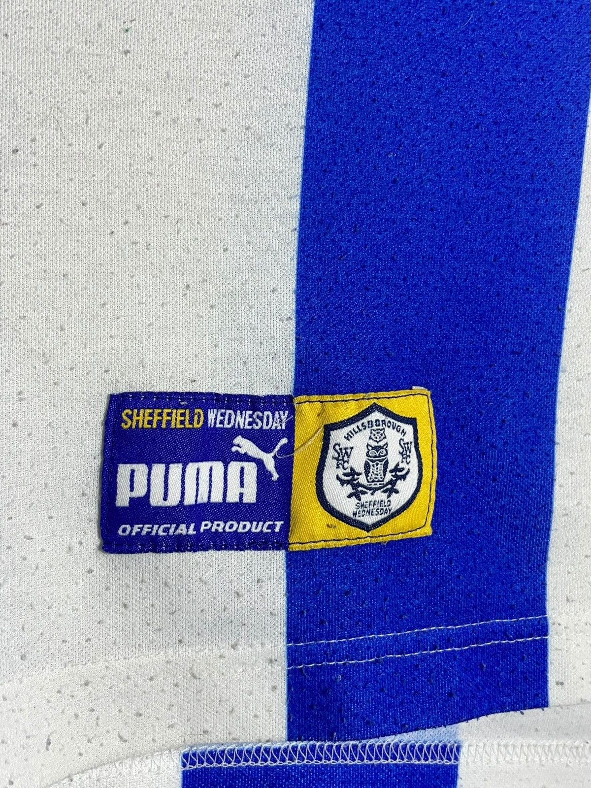 Puma × Vintage Sheffield Wednesday Puma 1997/98 Vintage Home Football Shirt Size US L / EU 52-54 / 3 - 12 Thumbnail