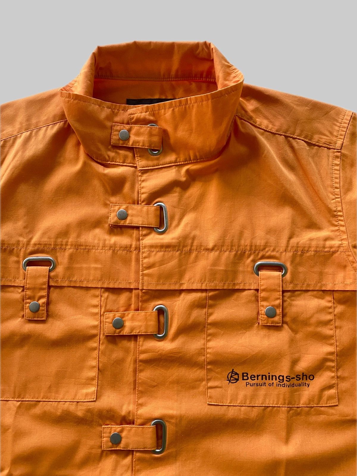 BERNINGS SHO Rare Bernings-sho Bondage Buckle Work Shirt Size US M / EU 48-50 / 2 - 3 Thumbnail