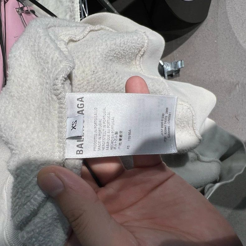 Balenciaga Balenciaga Double B Wheat Pattern Embroidered Hooded Sweat Size US XS / EU 42 / 0 - 5 Thumbnail