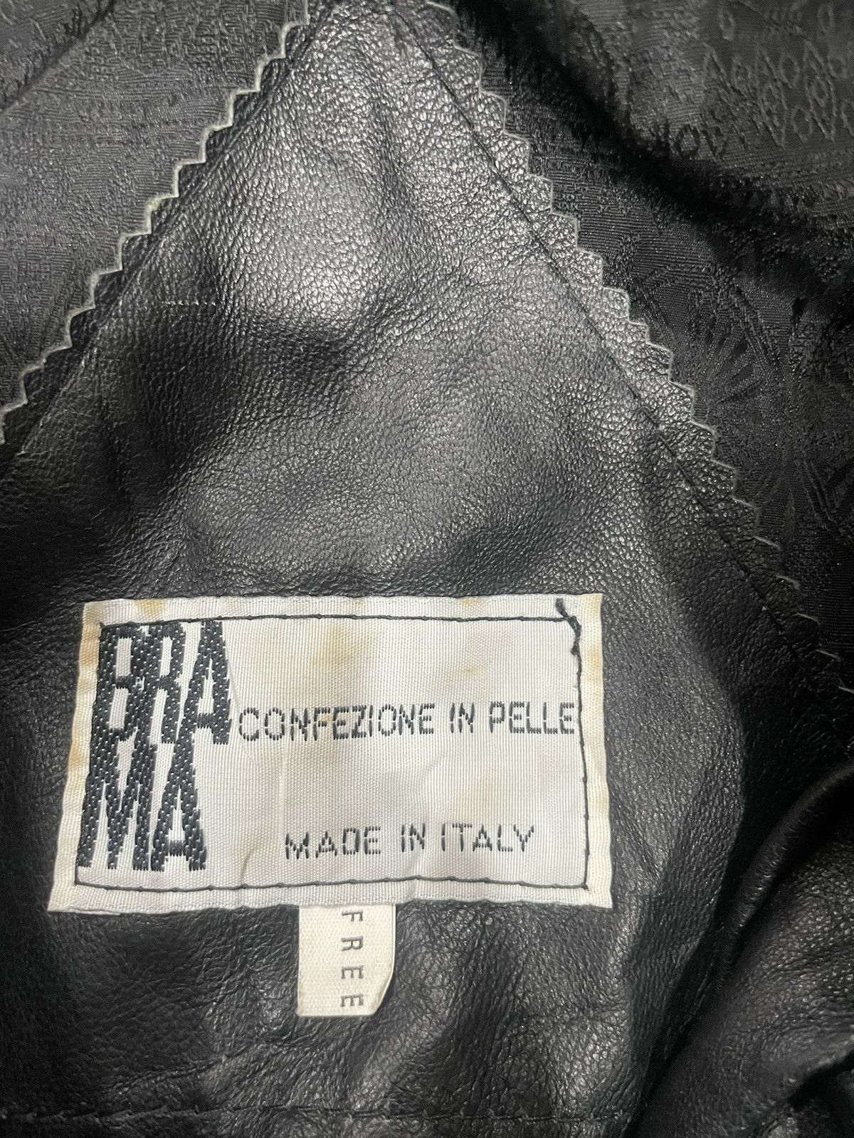Other Bra Ma Confezione in pelle leather jacket Size US L / EU 52-54 / 3 - 4 Thumbnail