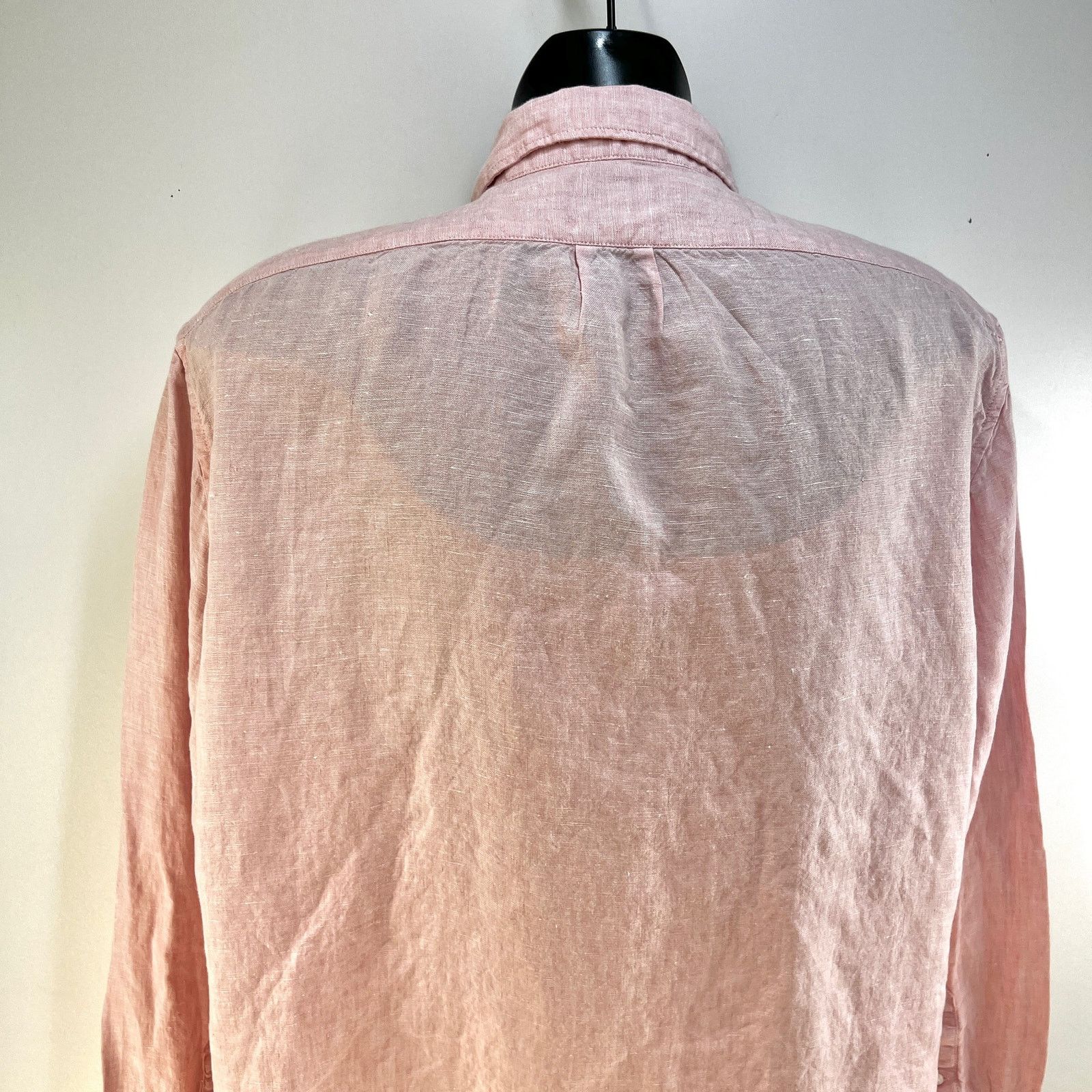 J.Crew J. Crew Baird McNutt Irish Linen Button Down Shirt Pink Size US XL / EU 56 / 4 - 5 Thumbnail
