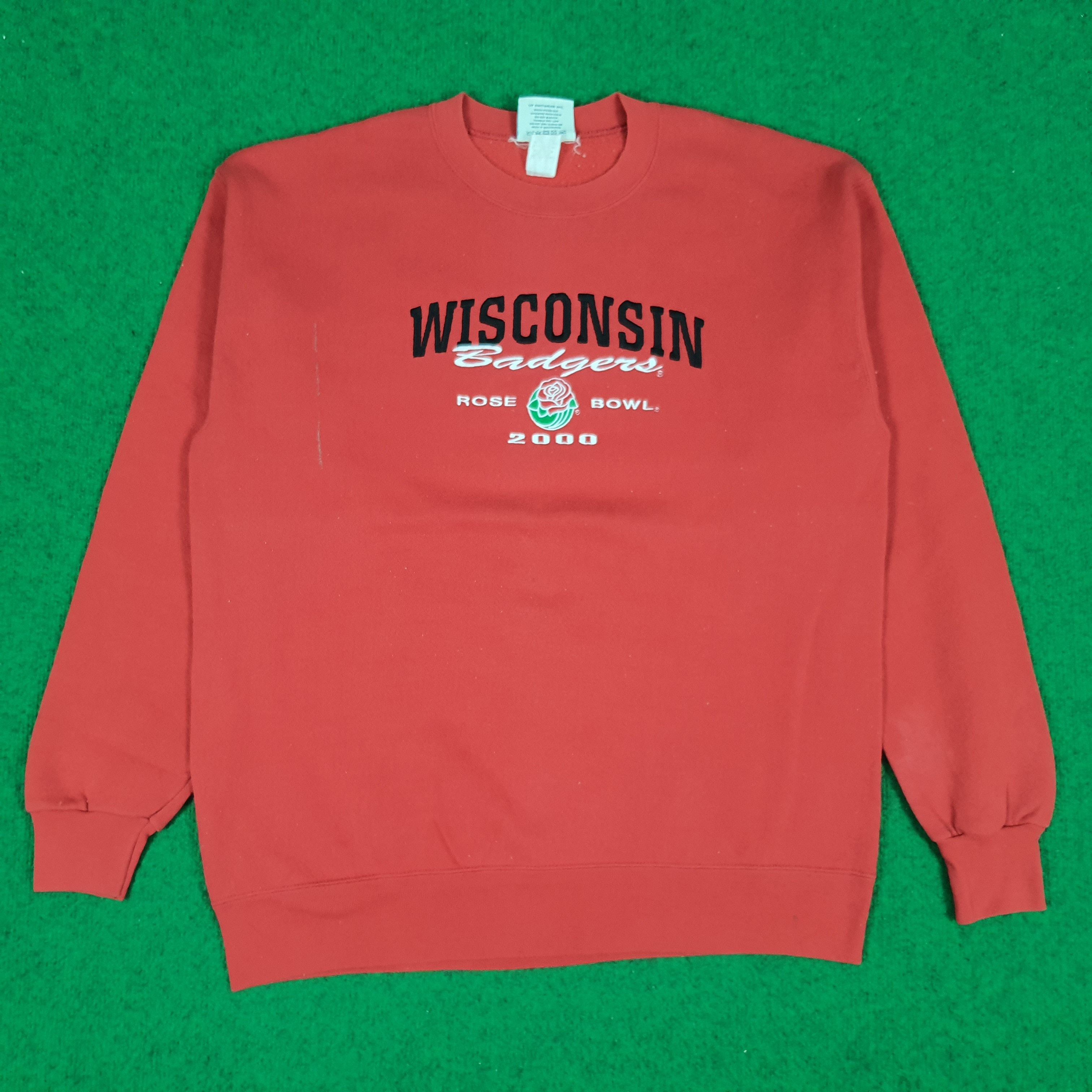 Lee Vintage Wisconsin Badgers American Football Team Sweatshirts Size US L / EU 52-54 / 3 - 1 Thumbnail