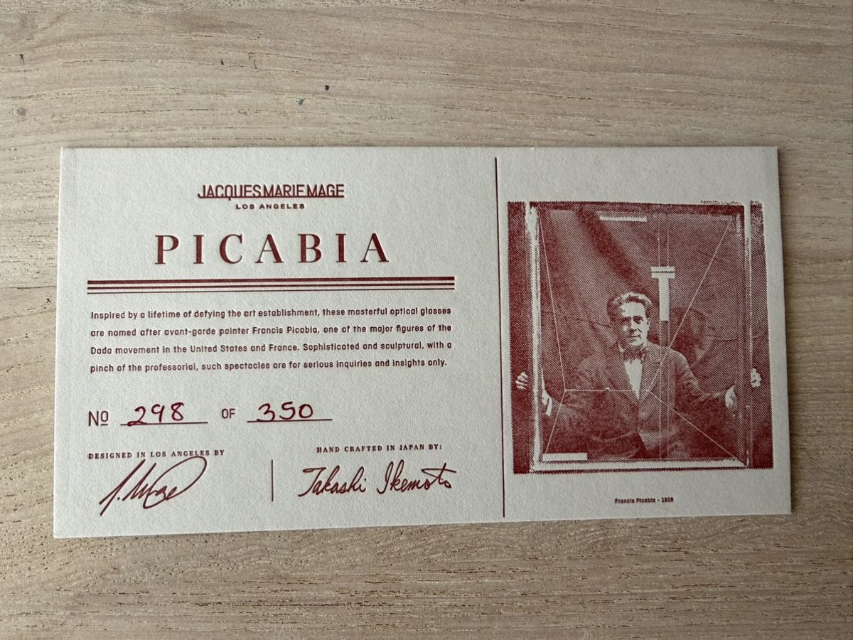 Jacques Marie Mage JMM Picabia in Reserve Size ONE SIZE - 8 Thumbnail