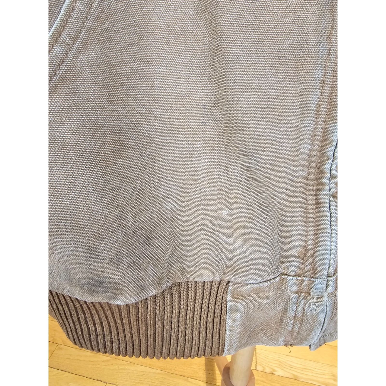 Carhartt VINTAGE CARHARTT QUILT LINED BROWN HOODED DUCK CANVAS WORK JACKET SZ XL J130 Size US XL / EU 56 / 4 - 7 Thumbnail