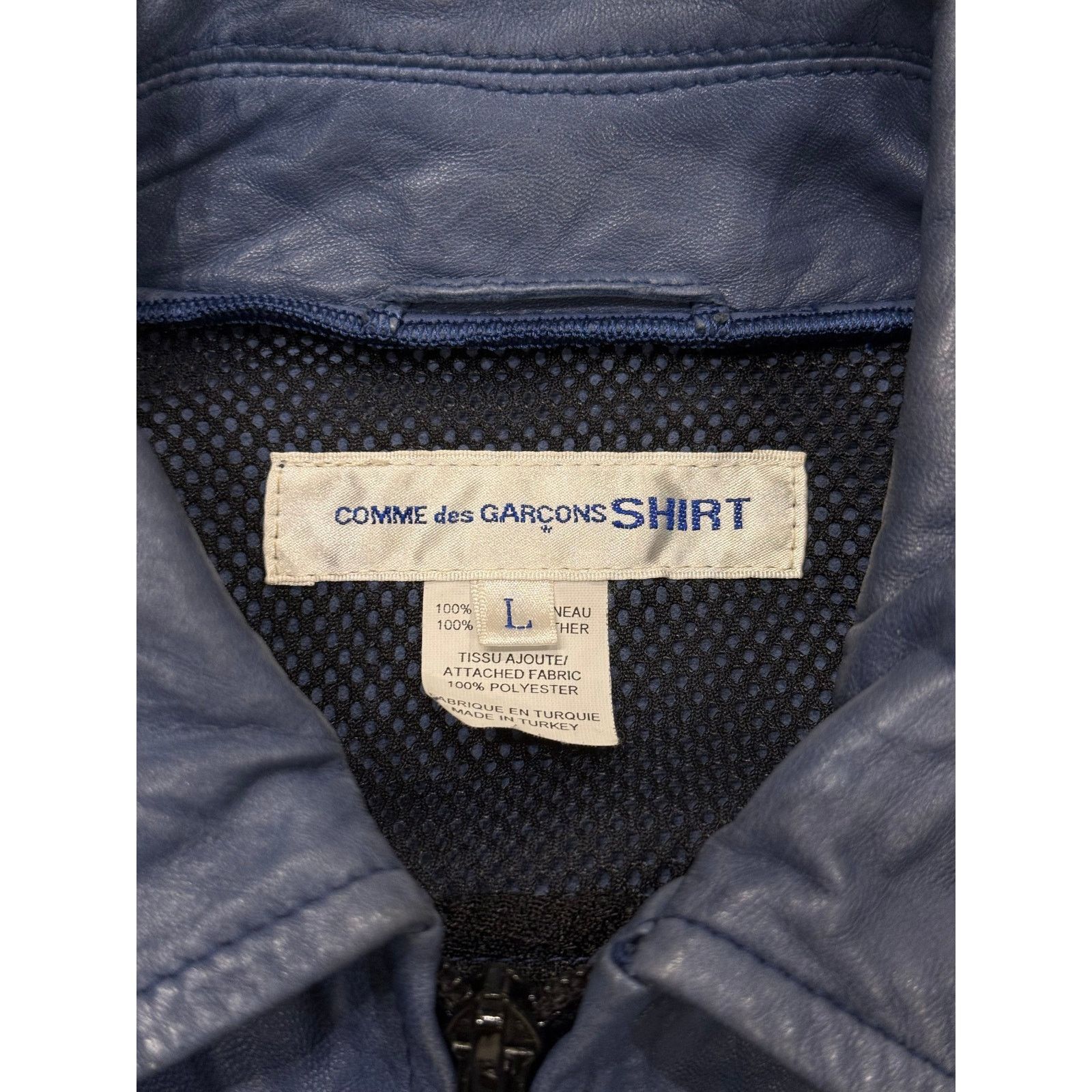 Comme des Garcons Comme des Garçons back-zip leather jacket Size US L / EU 52-54 / 3 - 8 Thumbnail