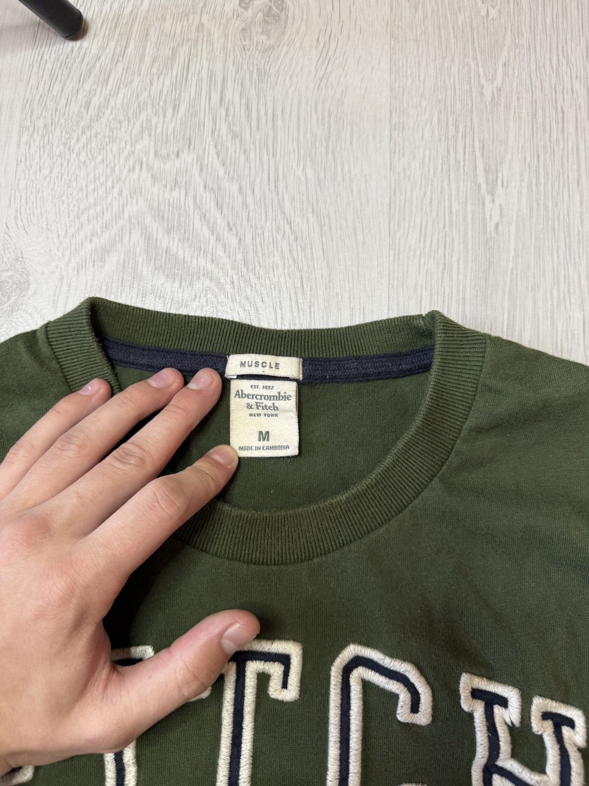 Abercrombie & Fitch Vintage Abercrombie & Fitch Shirt Men's M Green Soccer Size US M / EU 48-50 / 2 - 3 Thumbnail
