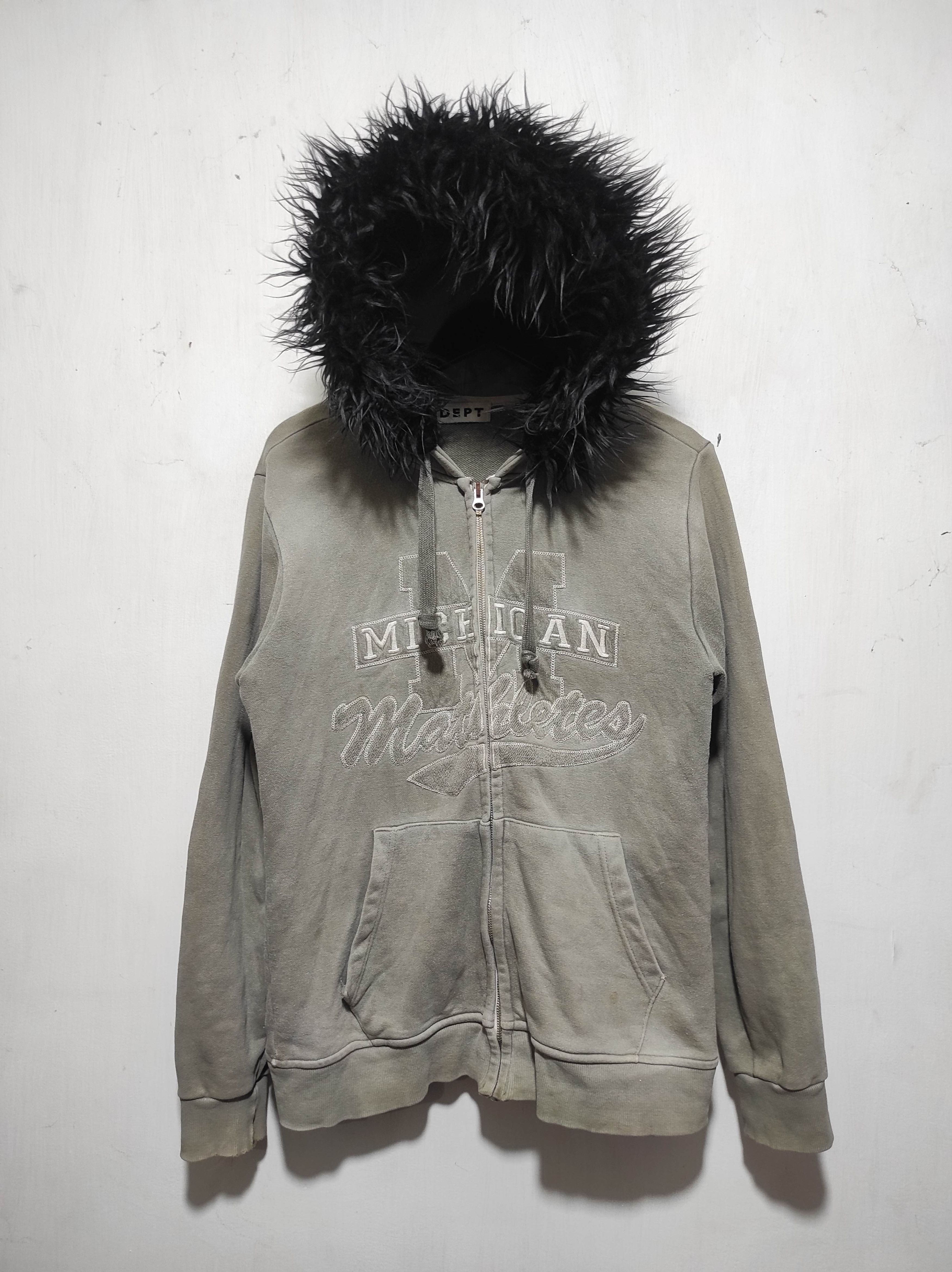 Hysteric Glamour DEPT Michigan Mathteyes zip Fur hoodie LGB style Size US L / EU 52-54 / 3 - 2 Thumbnail