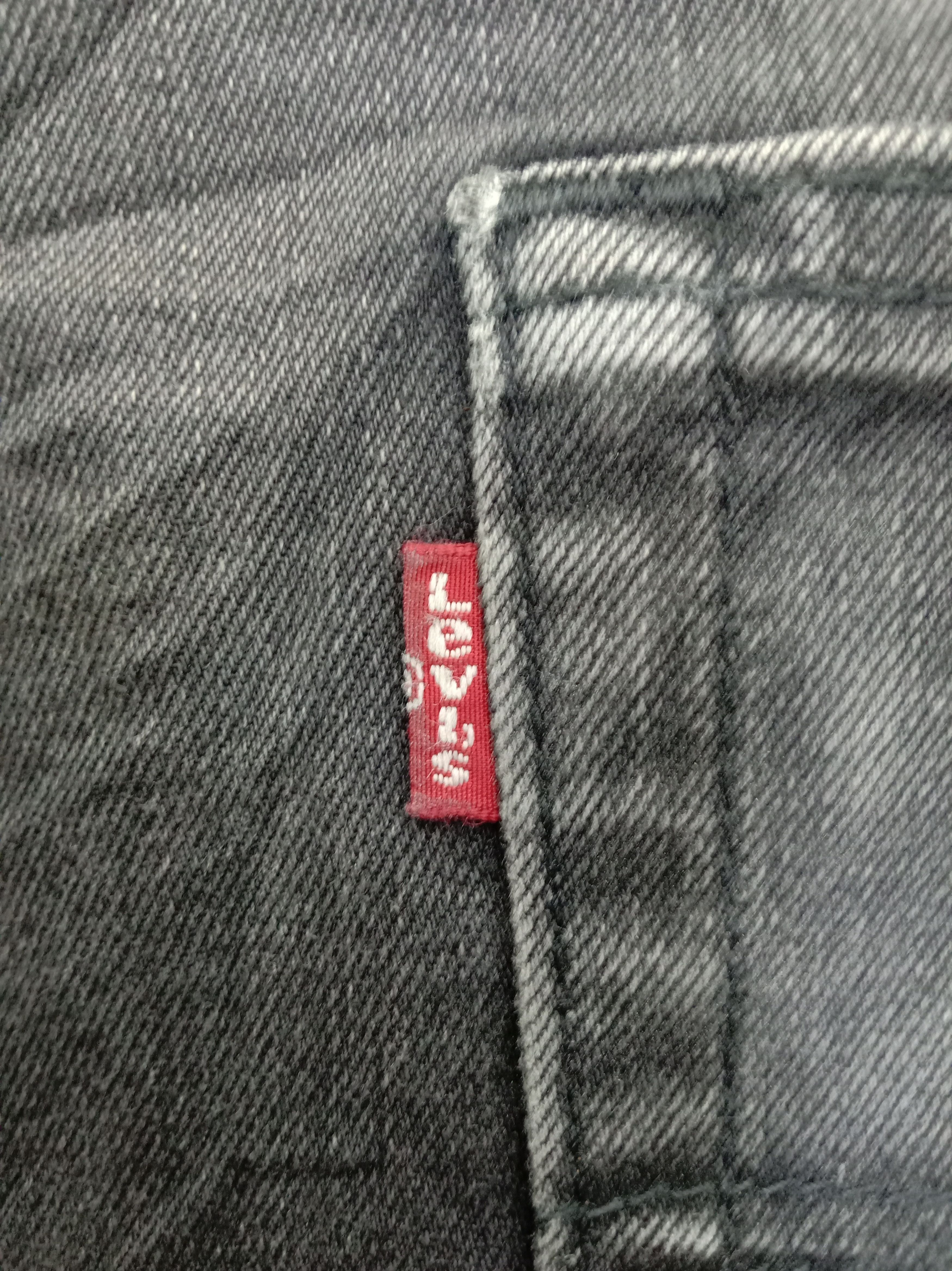 Levi's Vintage Levi's 512 Jeans Faded Black Slim Taper Denim Size US 33 - 14 Thumbnail
