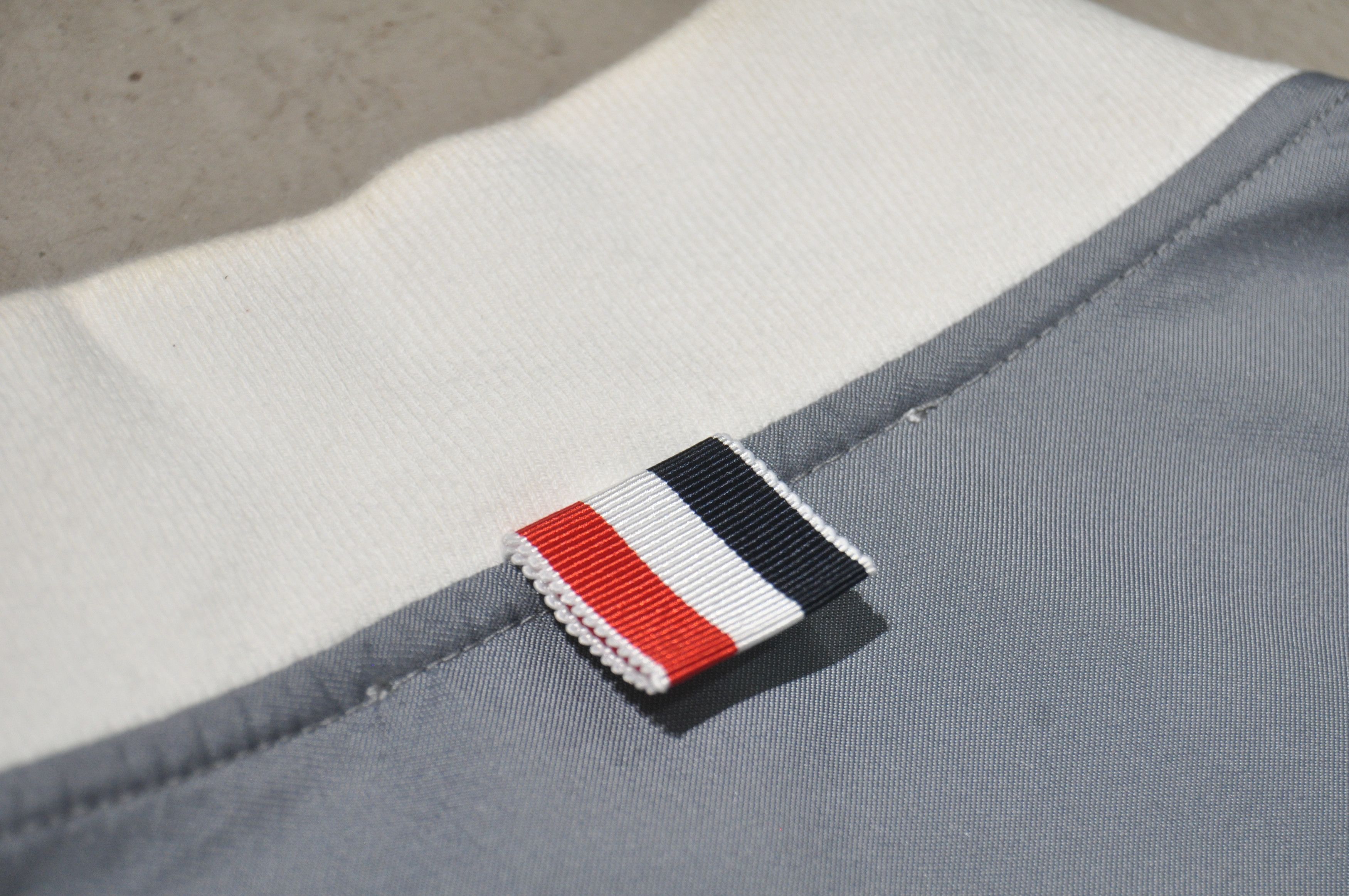 Thom Browne Thom Browne - 4-Bar Swim Tech Bomber Size US S / EU 44-46 / 1 - 4 Thumbnail