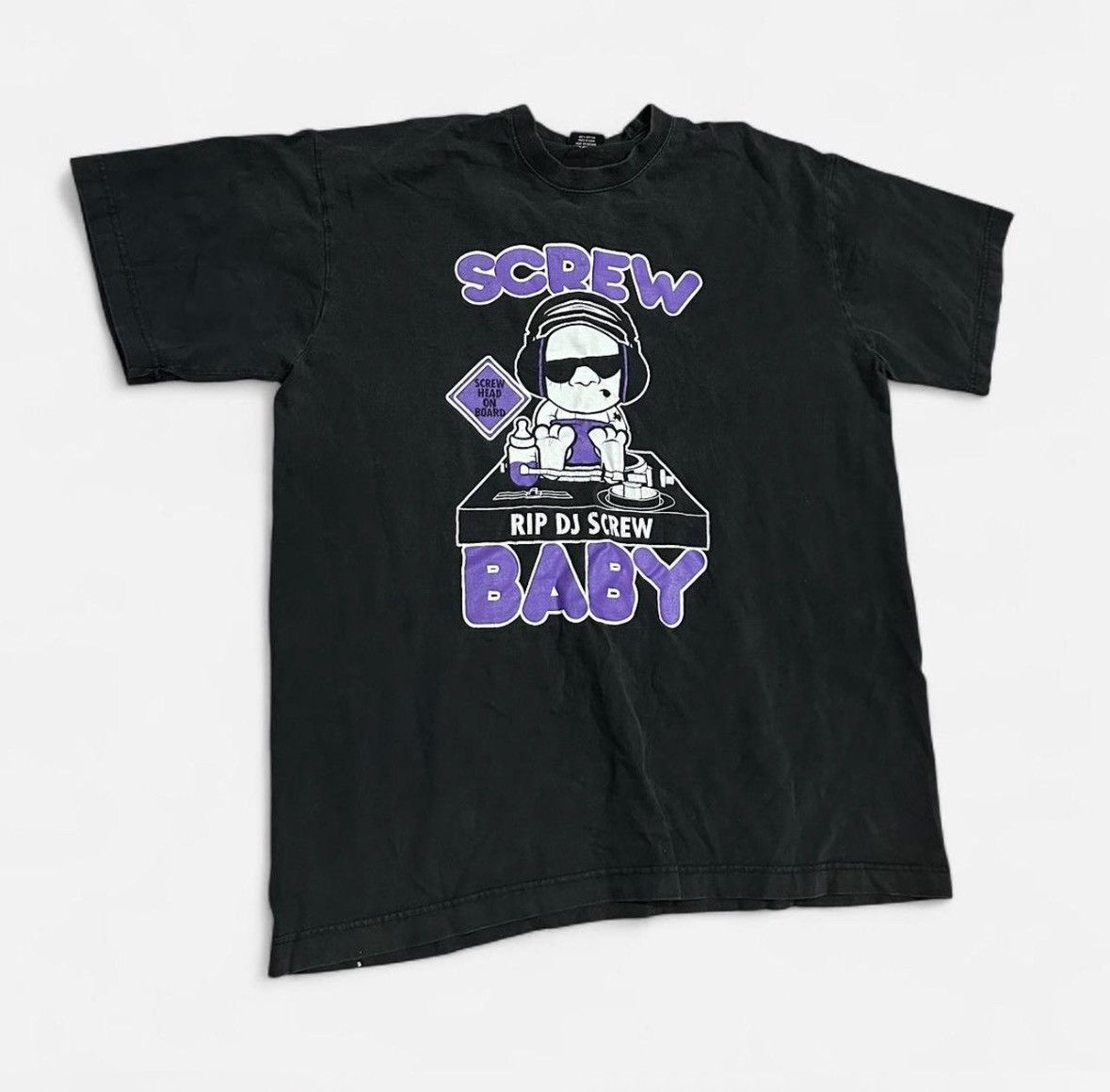 Vintage RIP DJ SCREW original vintage rap tee Size US XL / EU 56 / 4 - 1 Thumbnail