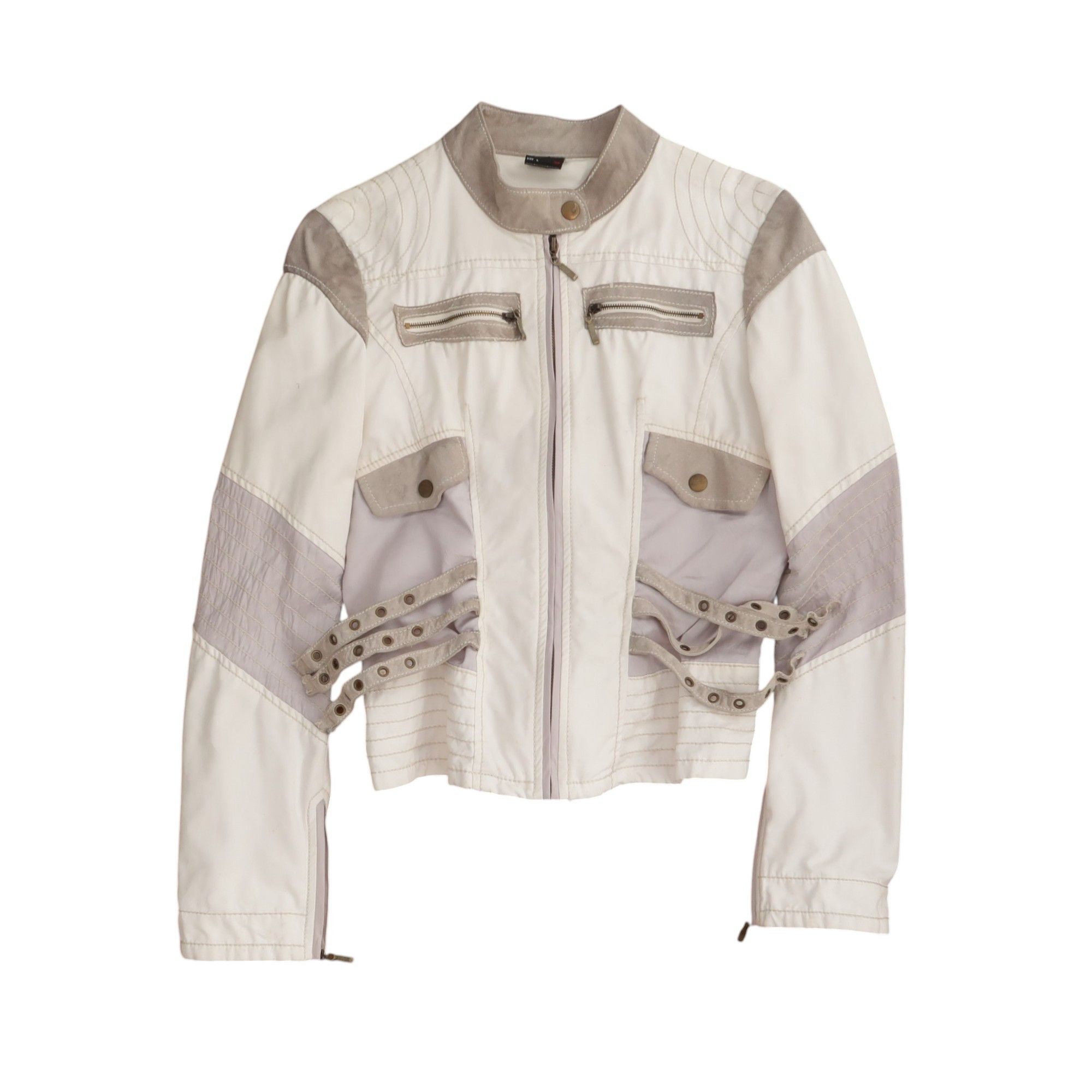 Hysteric Glamour Vintage 90s Hysteric Diesel Bikers Bondage Distressed Jacket Size US S / EU 44-46 / 1 - 1 Thumbnail