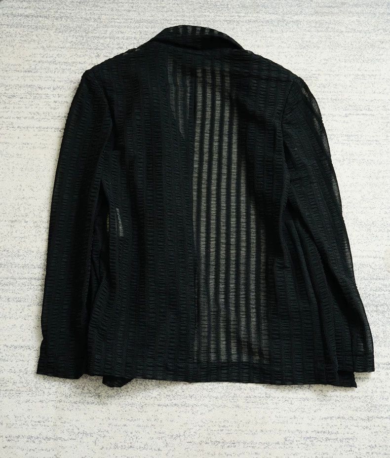 Comme des Garcons comme des garcons cardigan jacket with patchwork neckline m Size US M / EU 48-50 / 2 - 6 Thumbnail