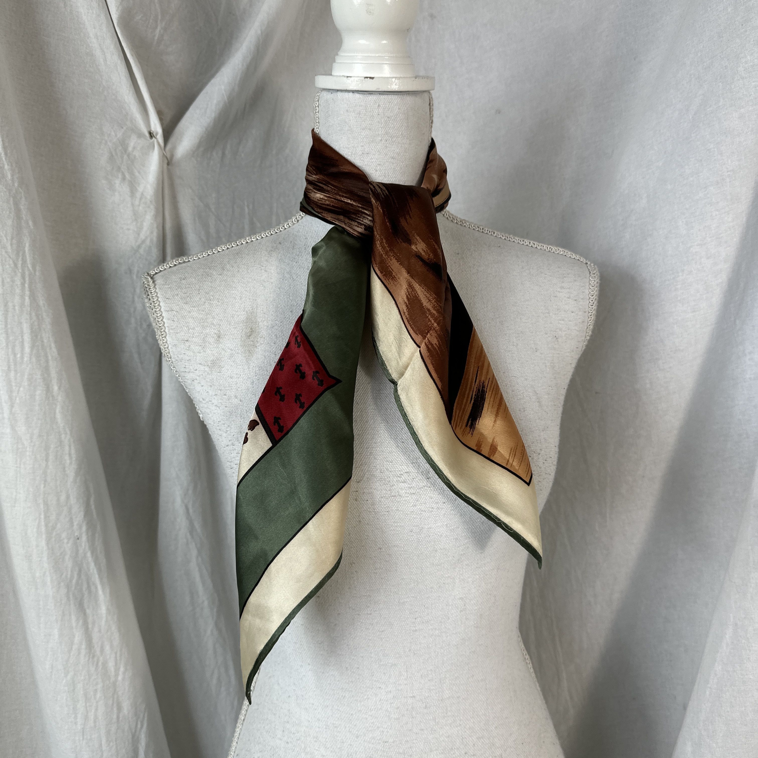 Vintage Vintage Silk Scarf Size ONE SIZE - 4 Thumbnail