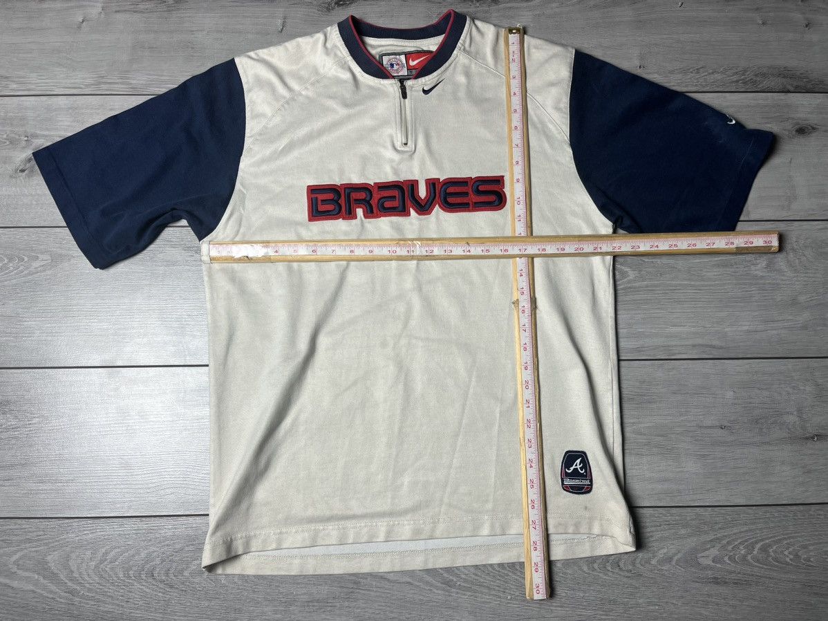 MLB Vintage Nike MLB Braves 90s shirt size Medium Size US M / EU 48-50 / 2 - 6 Thumbnail