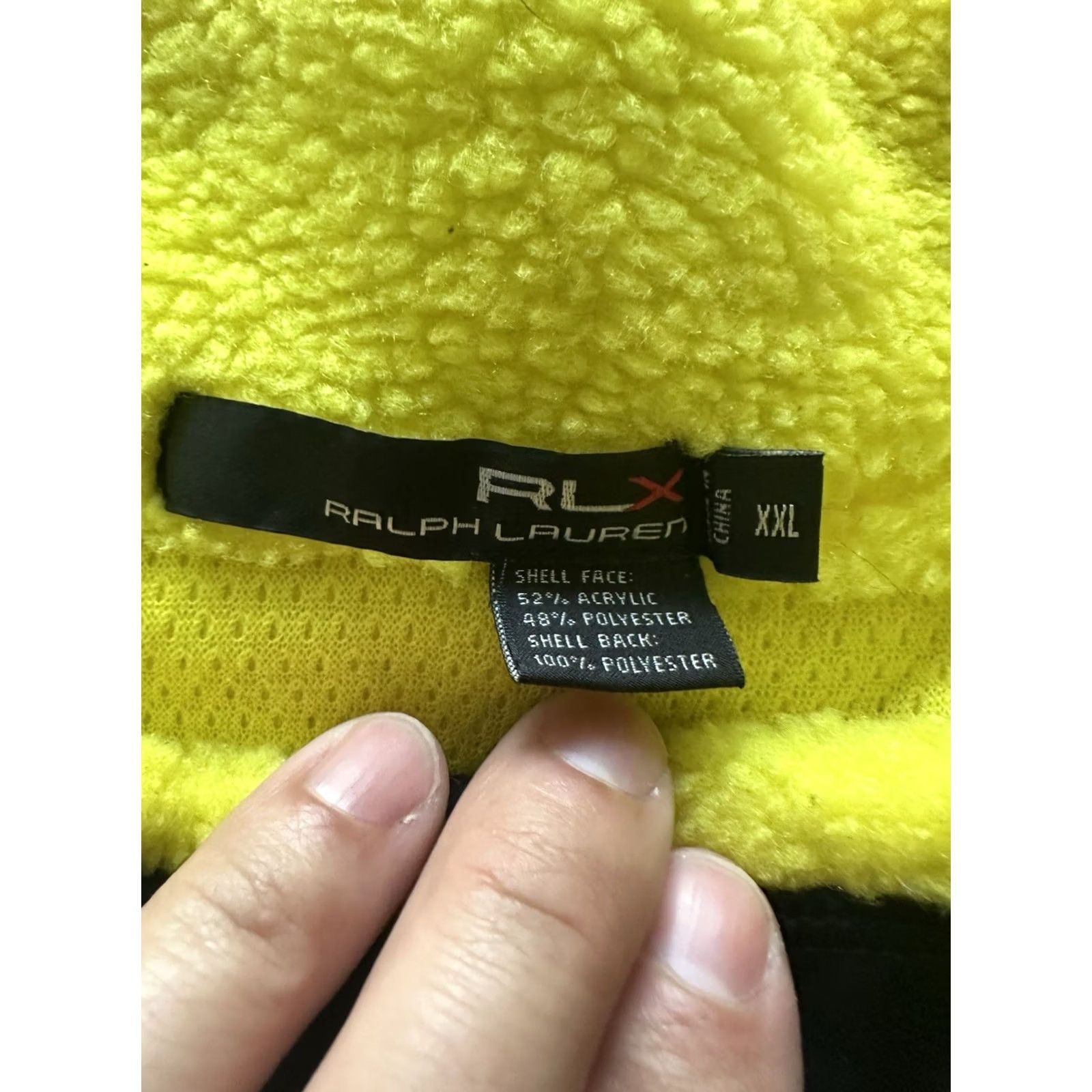 RLX Ralph Lauren VINTAGE RLX Ralph Lauren Vest Mens XXL Yellow Full Zip Fleece Vest RLX Performance Hiking 25.5” Chest 29.5” Length Size US XXL / EU 58 / 5 - 4 Thumbnail
