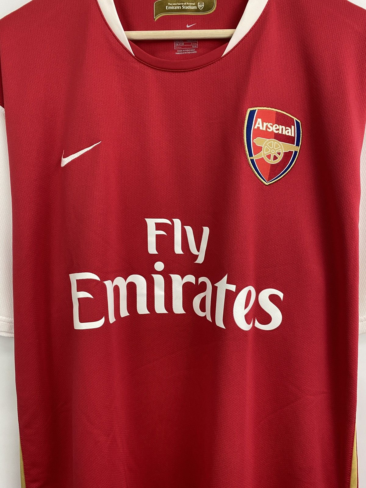 Nike 🏴󠁧󠁢󠁥󠁮󠁧󠁿 Nike Arsenal 2006 Jersey Soccer Football Shirt Rare Retro Size US XXL / EU 58 / 5 - 4 Thumbnail