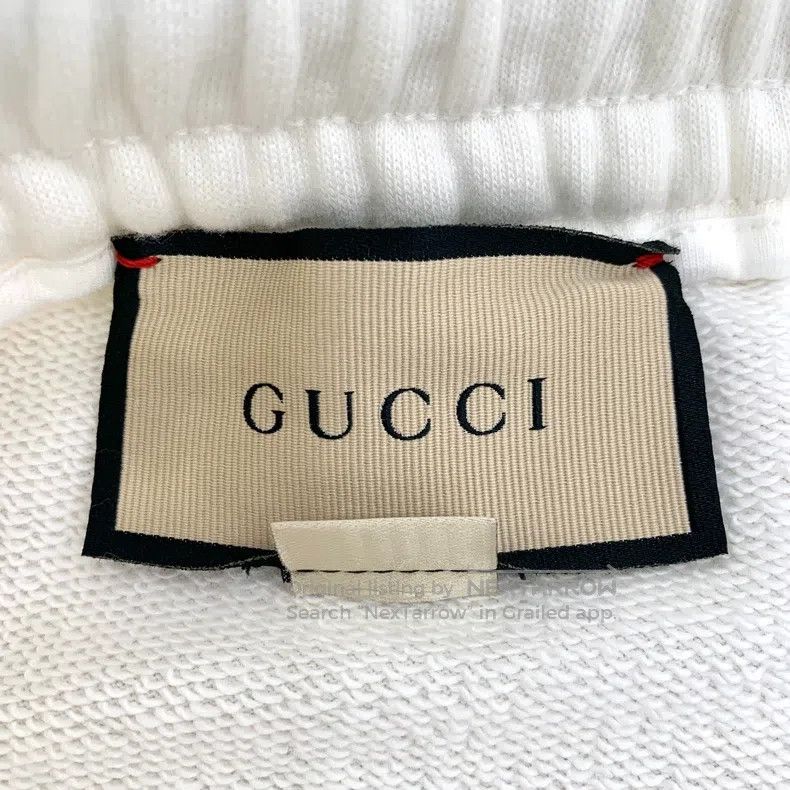Gucci Gucci Size XS Logo embroidered white drawstring sports swea Size 42" / US 20 - 5 Thumbnail