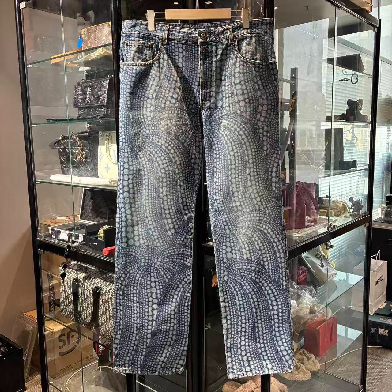 Louis Vuitton Louis Vuitton Orange Denim Jeans 32 Men Size US 32 / EU 48 - 1 Thumbnail
