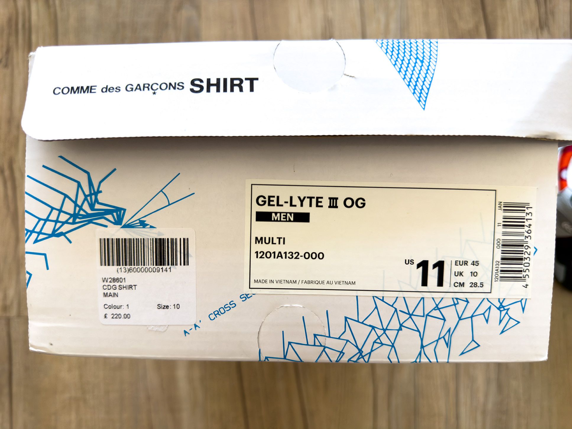 Comme des Garcons SHIRT COMME des GARÇONS SHIRT x ASICS Gel-Lyte III **RARE** Size US 11 / EU 44 - 10 Thumbnail
