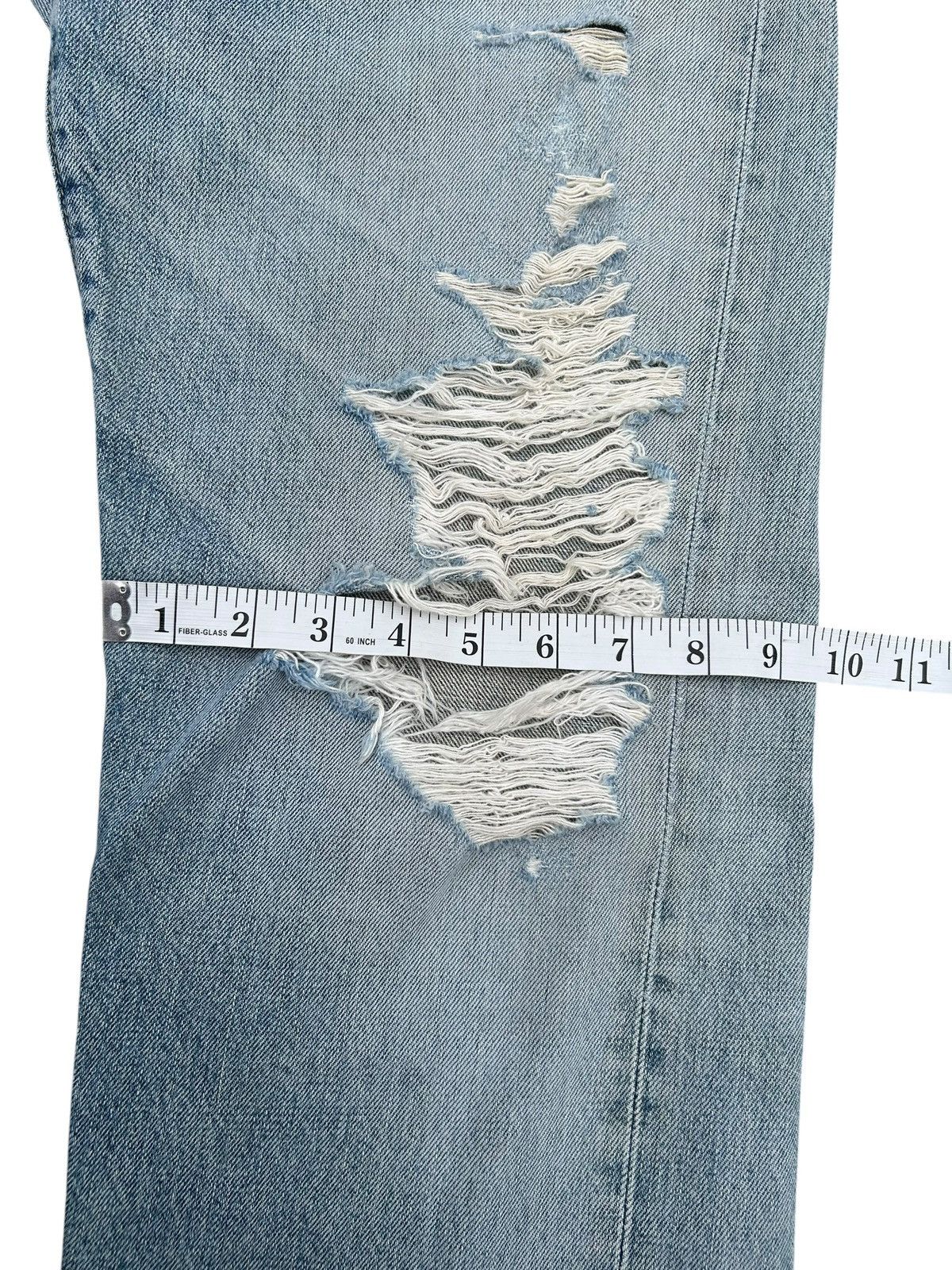 Kapital Vintage Levis Big E Selvedge Thrashed Denim Jeans Size US 32 / EU 48 - 19 Thumbnail
