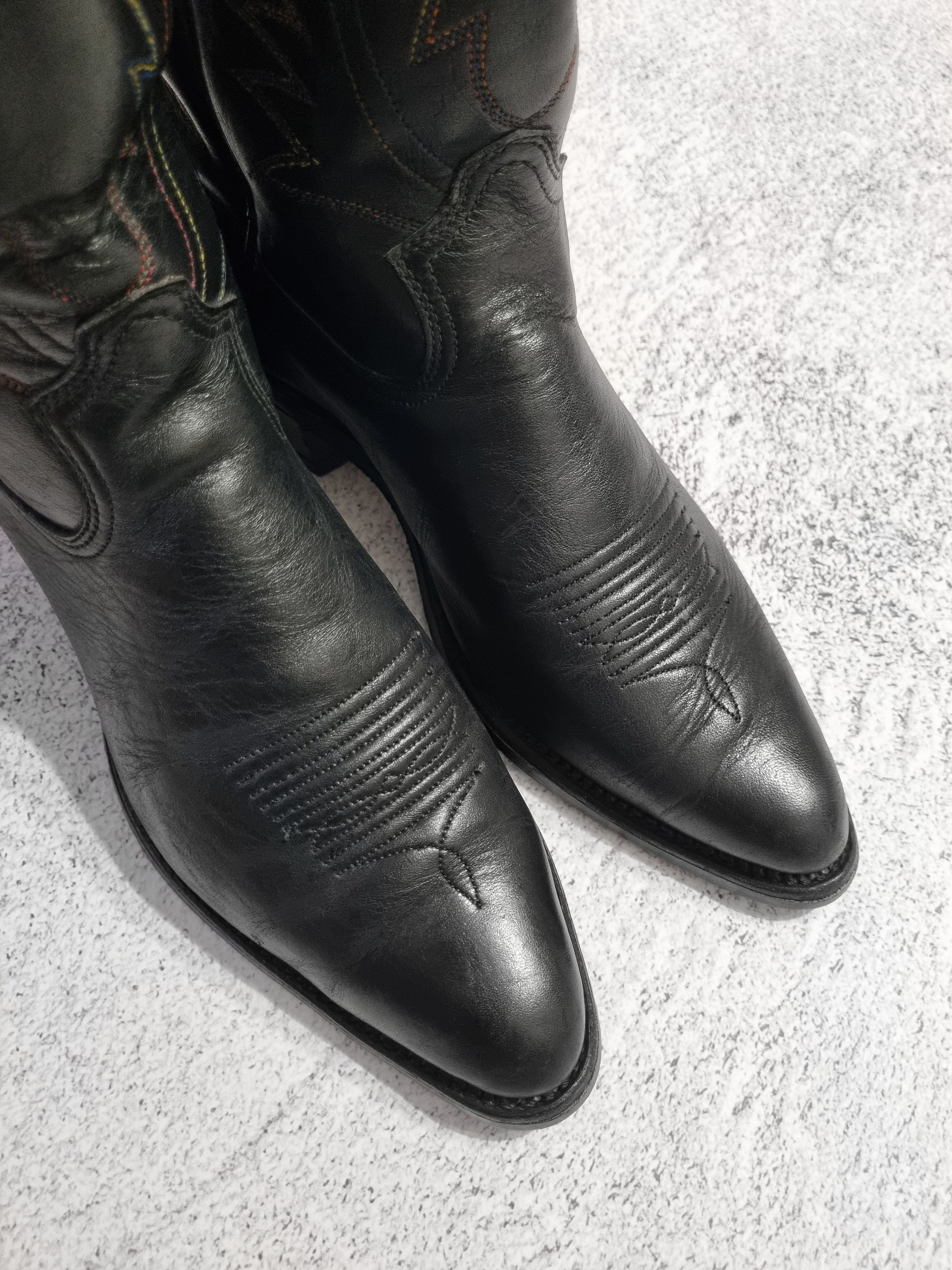 Vintage Vintage Leather Cowboy Western Boots Size US 10.5 / EU 43-44 - 6 Thumbnail