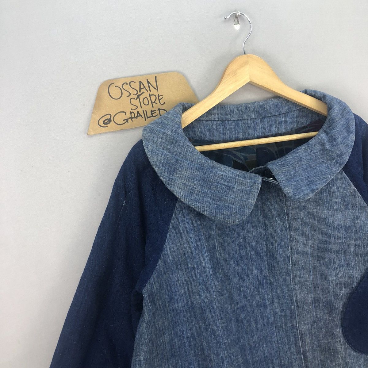 Japanese Brand Vintage Rework Custom Denim Zipper Jacket Size US M / EU 48-50 / 2 - 2 Thumbnail