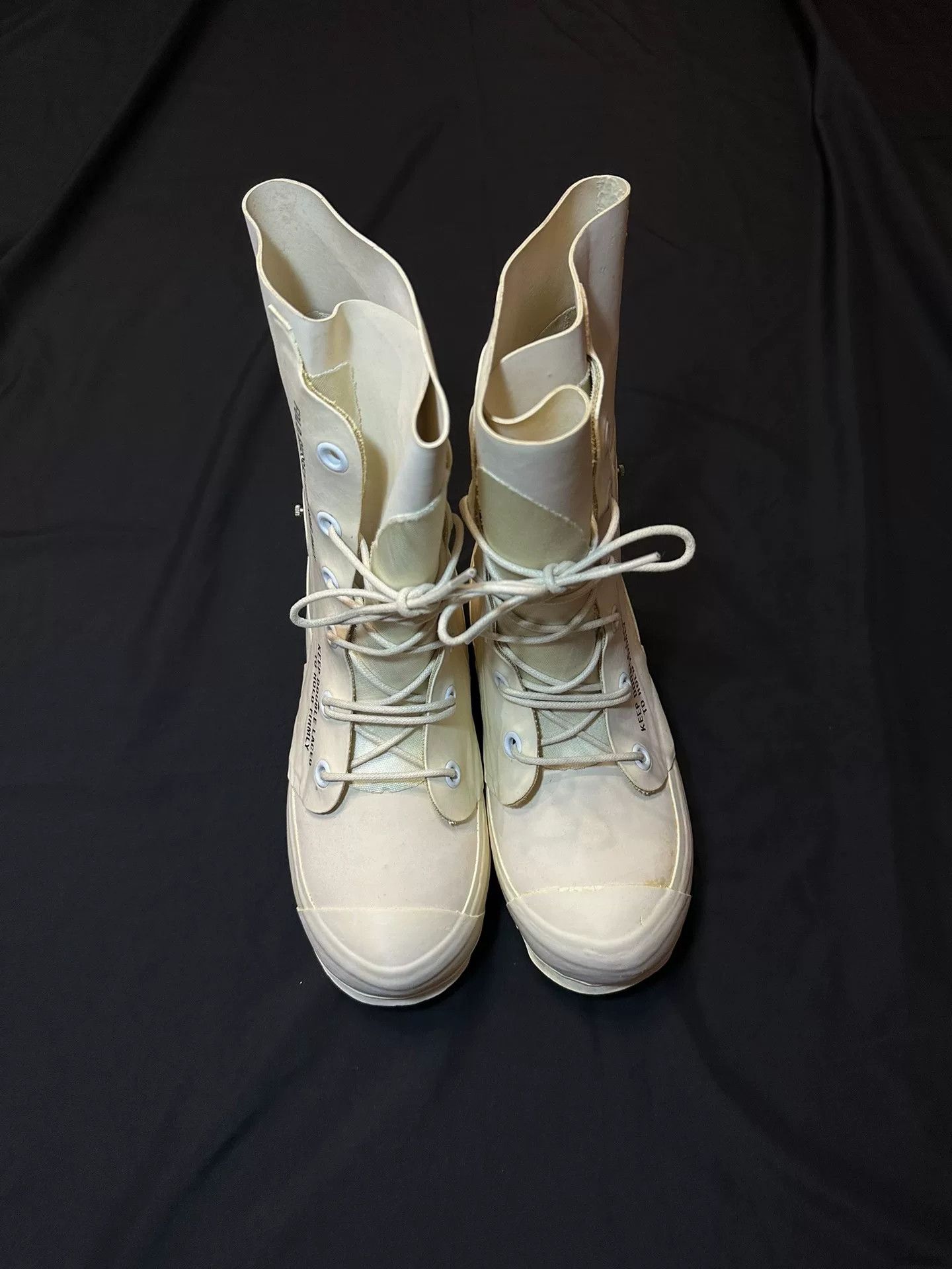 Raf Simons Kanye RAF Simons 2014 Military Runway Boots | Grailed