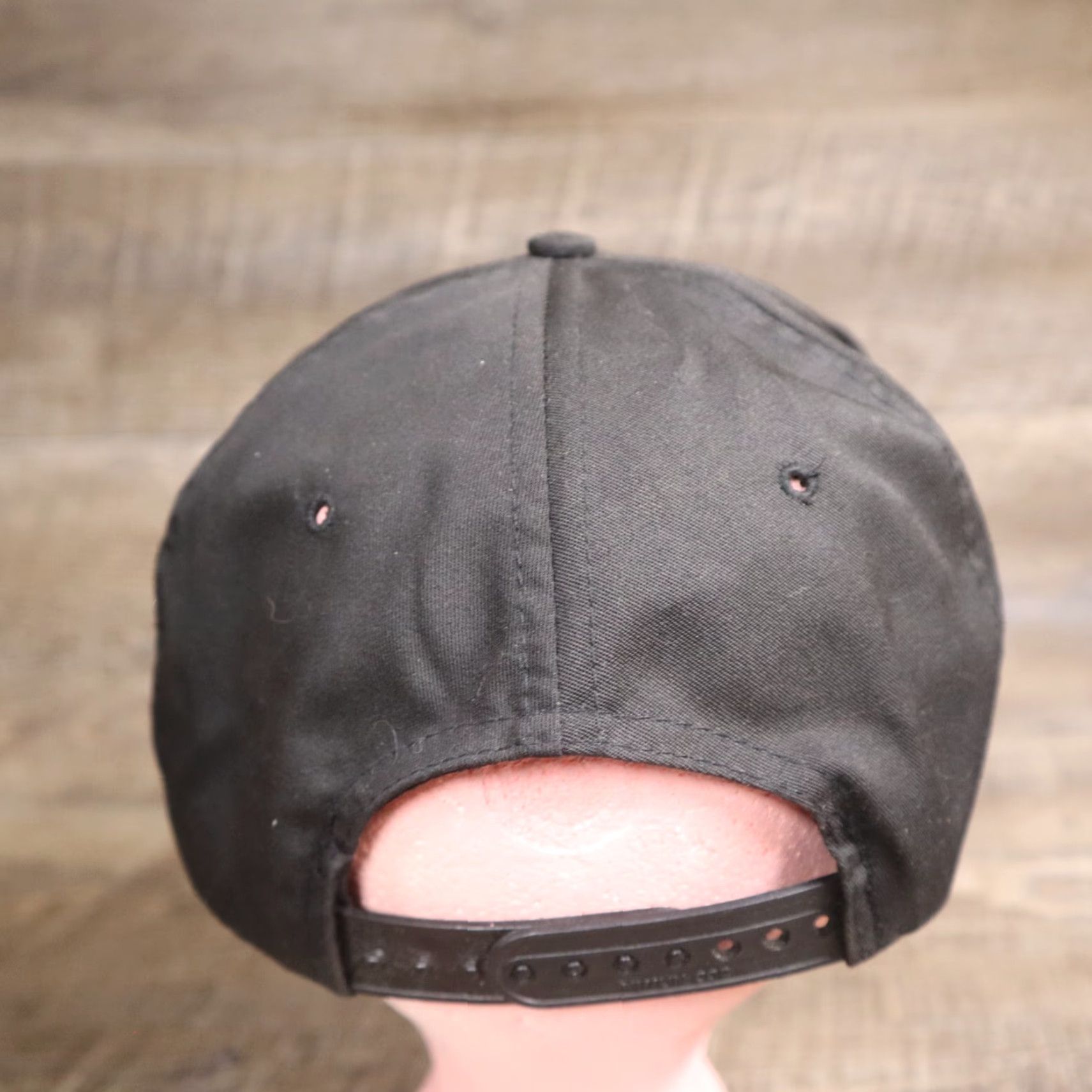 Vintage VINTAGE US Air Force Retired Hat Cap Stapback Adjustable Nissin Mens Black Yellow Size ONE SIZE - 4 Thumbnail