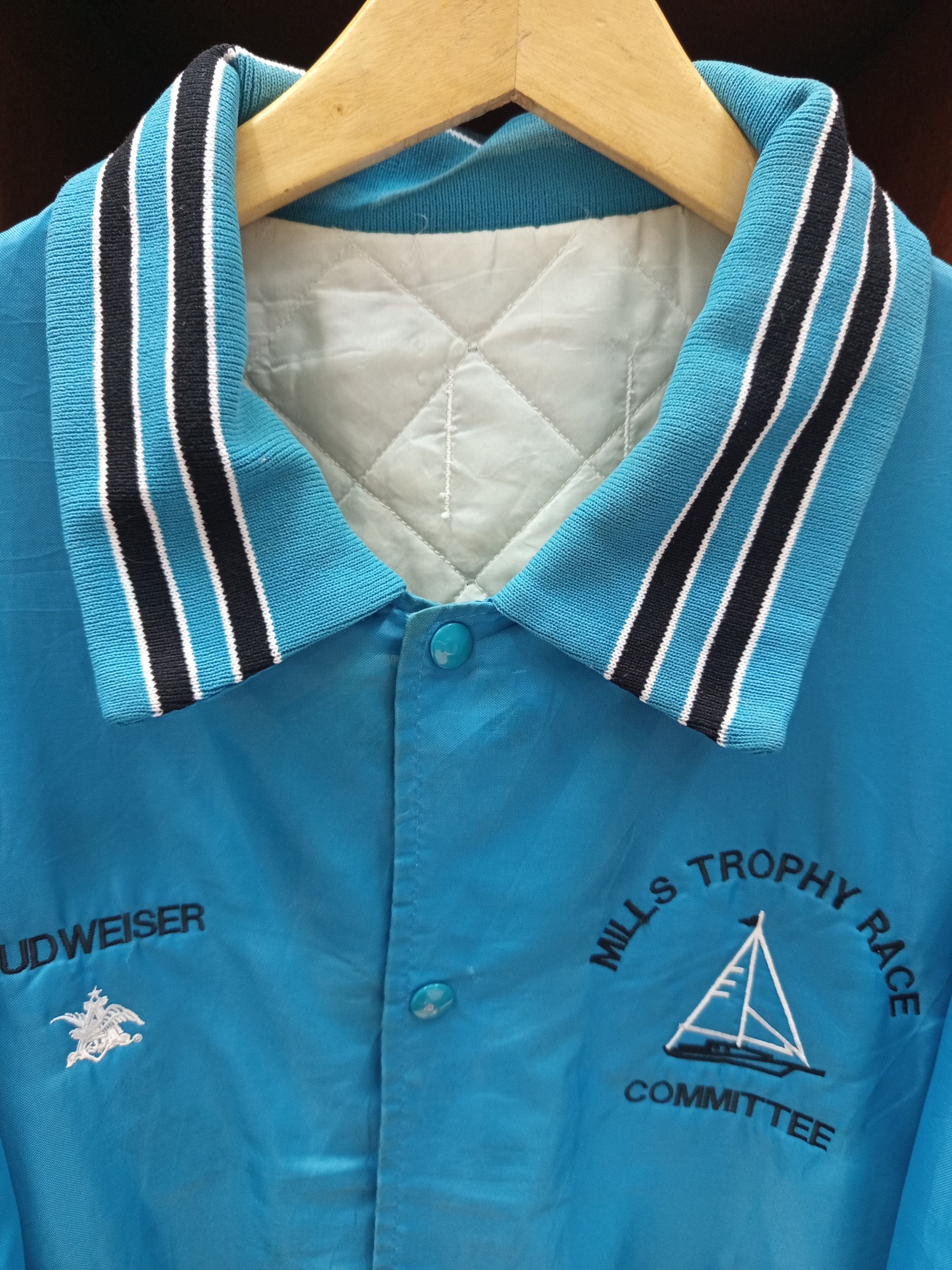 Budweiser 1990s Budweiser Mills Trophy Race Committee Jacket Size US L / EU 52-54 / 3 - 8 Thumbnail
