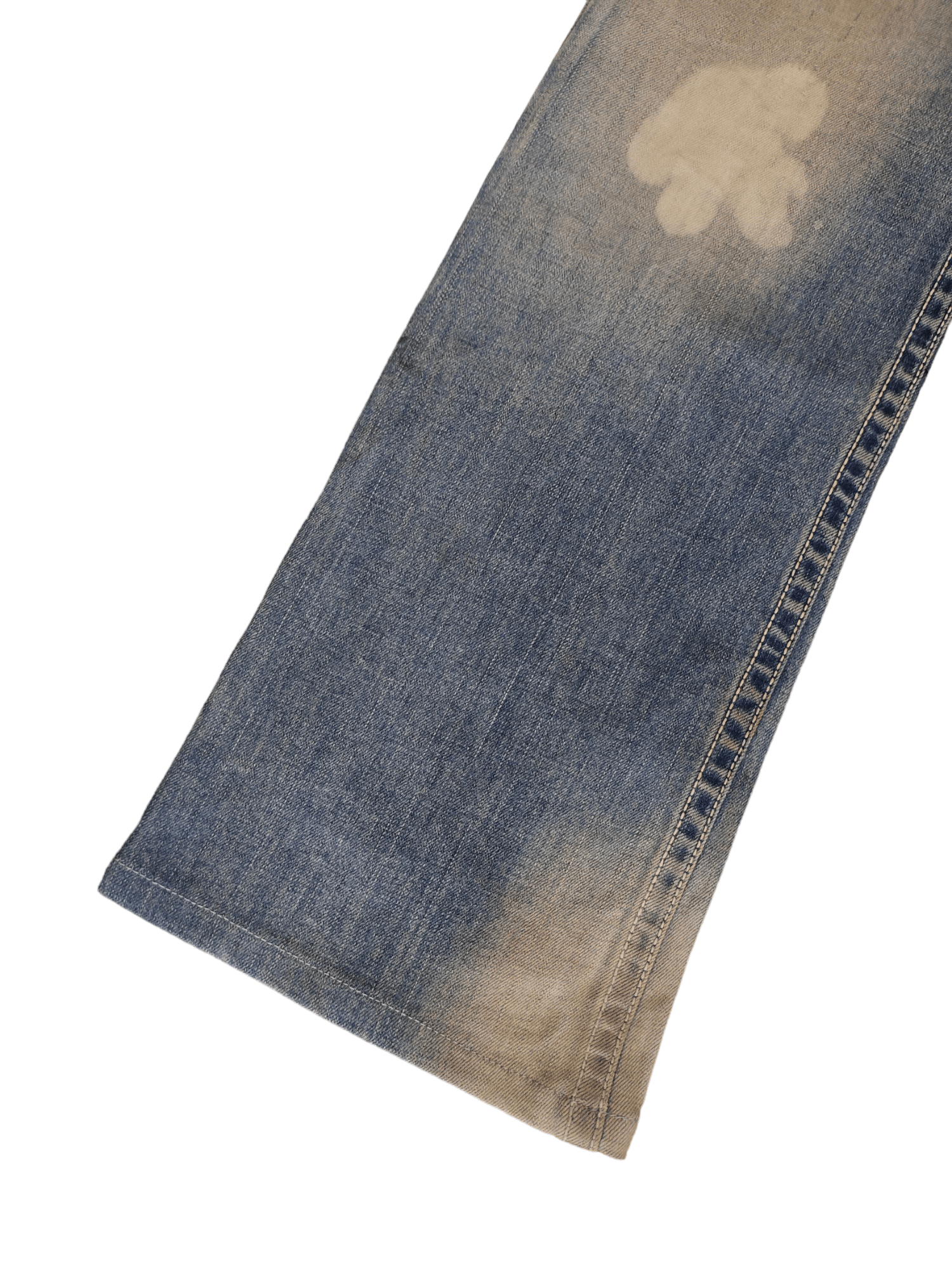 Issey Miyake Flare Jeans Ayuite Issey Miyake Distress Faded Bootcut Y2k Size US 34 / EU 50 - 7 Thumbnail