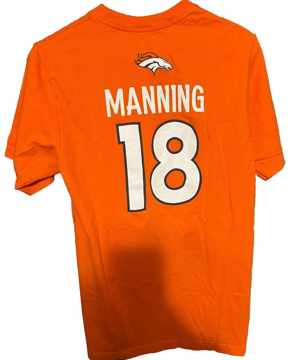 NFL Denver Broncos Peyton Manning #18 Orange TShirt Men's Size M Size US M / EU 48-50 / 2 - 1 Thumbnail