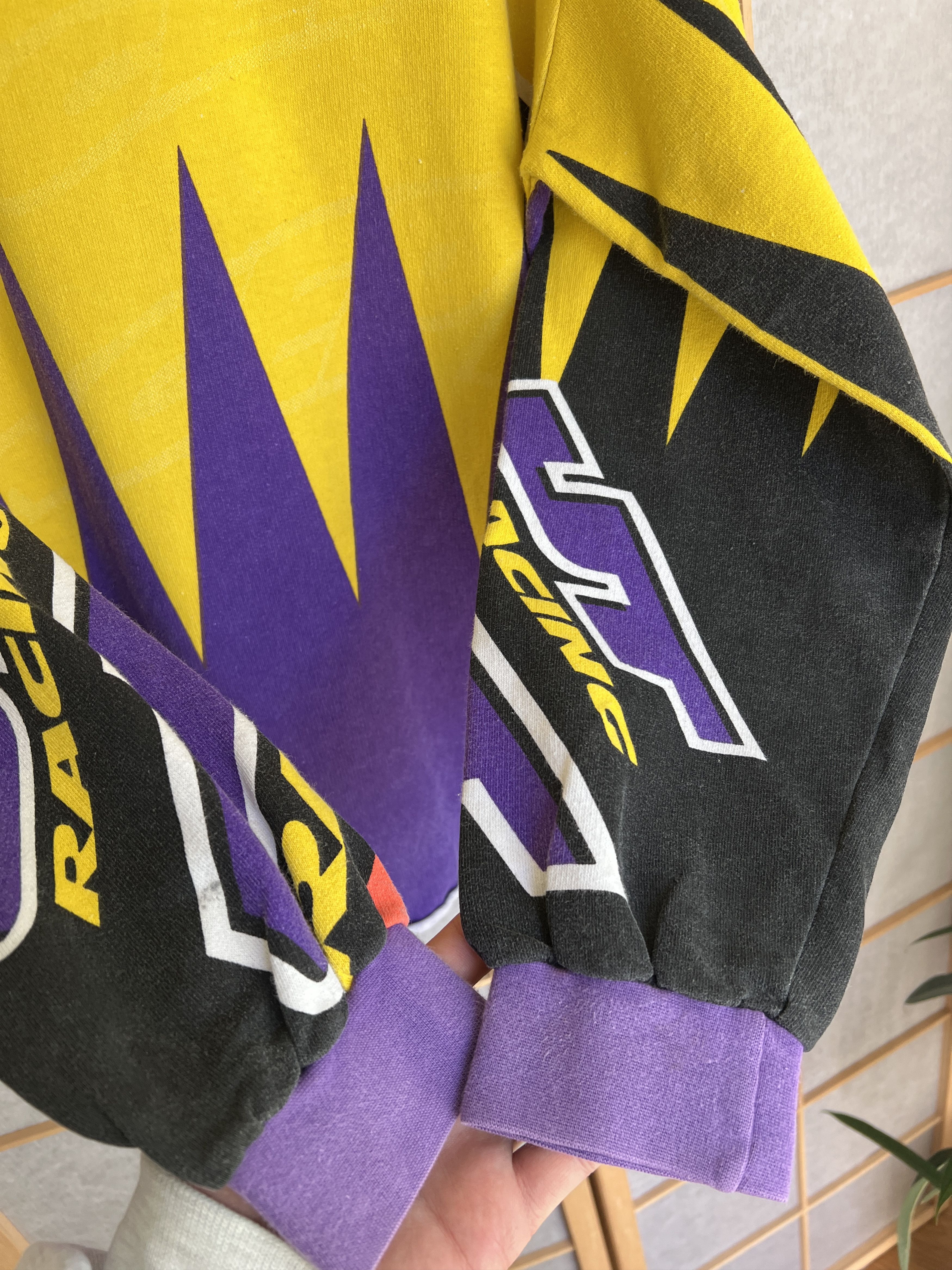 Vintage Rare JT Racing C4 vintage 90s sweatshirt jersey baggy boxy Size US L / EU 52-54 / 3 - 15 Thumbnail