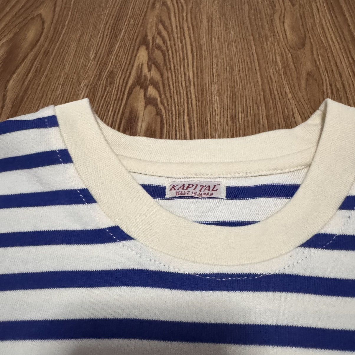 Kapital KAPITAL border Smile Long Sleeve Tee 🙃 Size US M / EU 48-50 / 2 - 2 Thumbnail